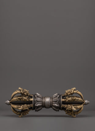 Handcrafted Brass Body Vajra with Iron Core 