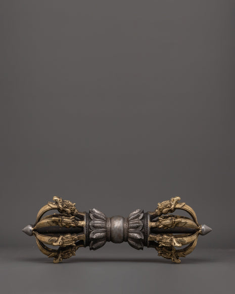 Handcrafted Brass Body Vajra with Iron Core 