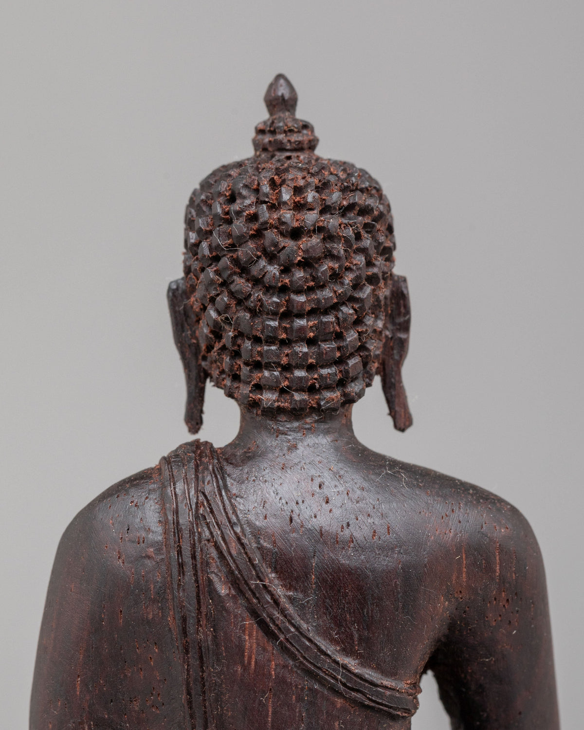 Sacred Shakyamuni Sculpture | Hand-Carved Wooden Artwork