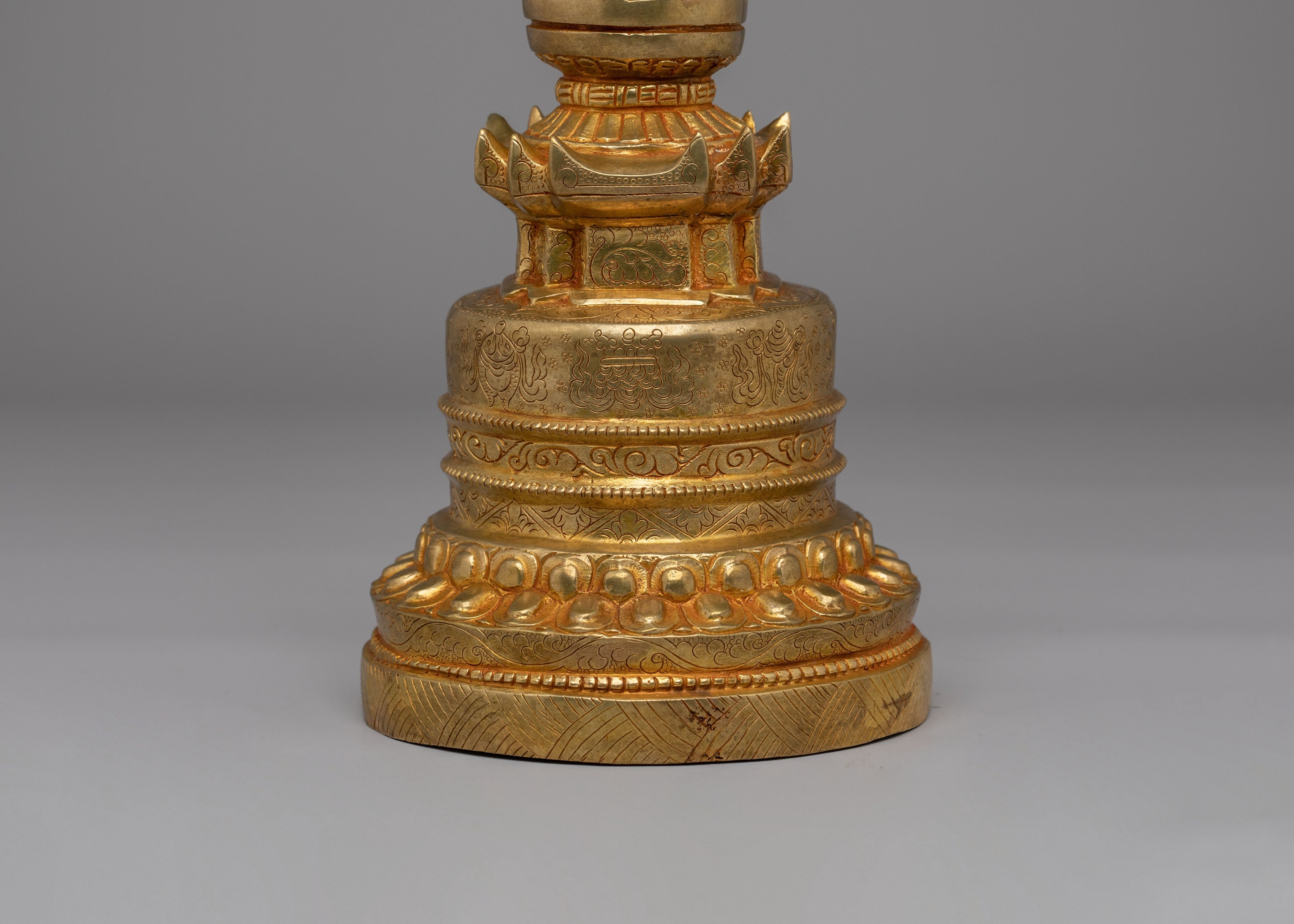 Handmade Tibetan Kadampa Stupa | Tibetan Buddhist Enlightenment Monument