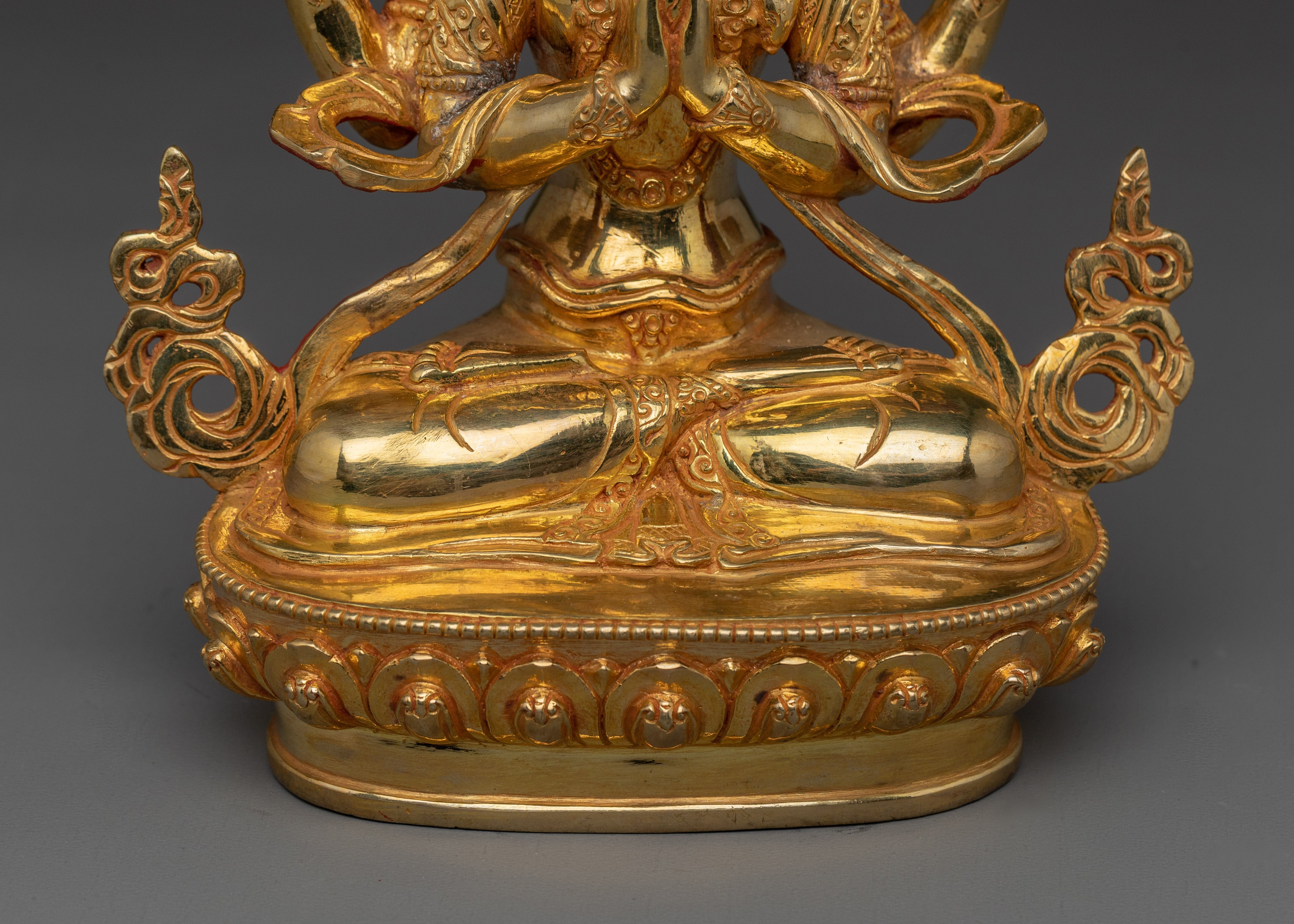 Handcrafted Buddha Artwork of Chenrezig | Protector and Healer in Tibetan Buddhism