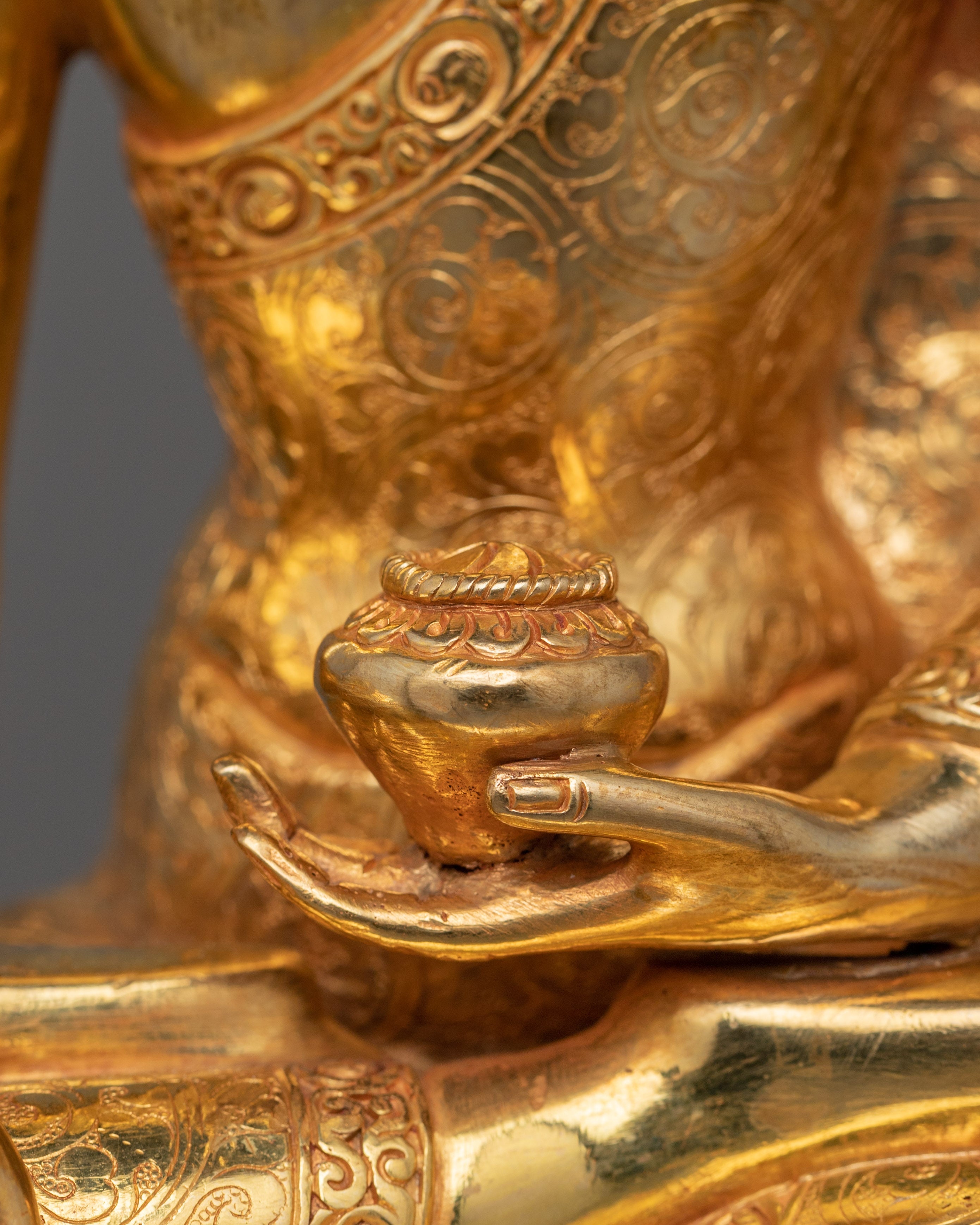 Tibetan Handmade Statue of Shakyamuni Buddha | Light of Asia