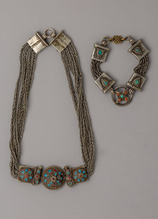 Tibetan Chain Necklace &amp; Bracelet