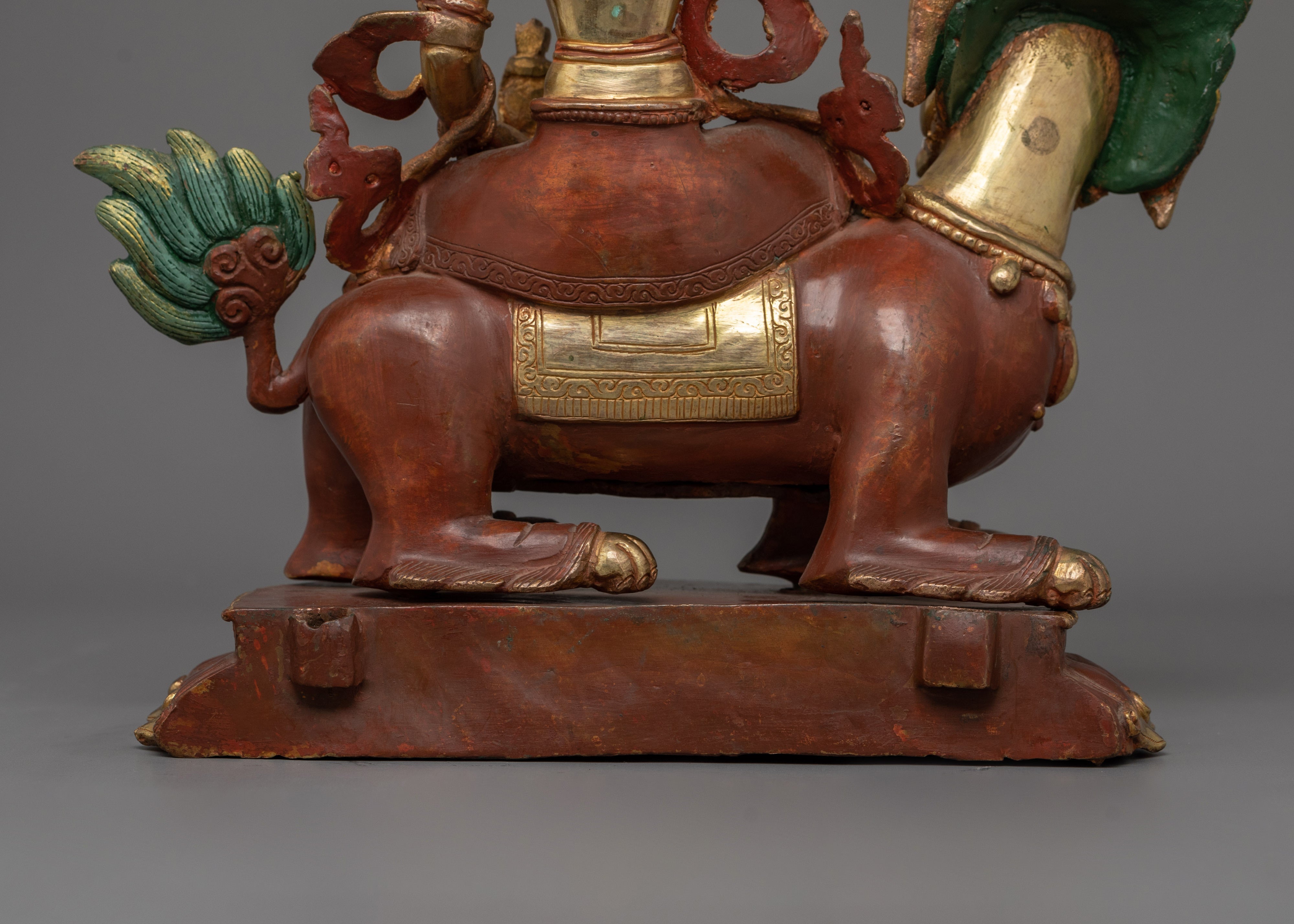 Handmade Sculpture of Tseringma | Tibetan Goddess of Longevity, and Protection