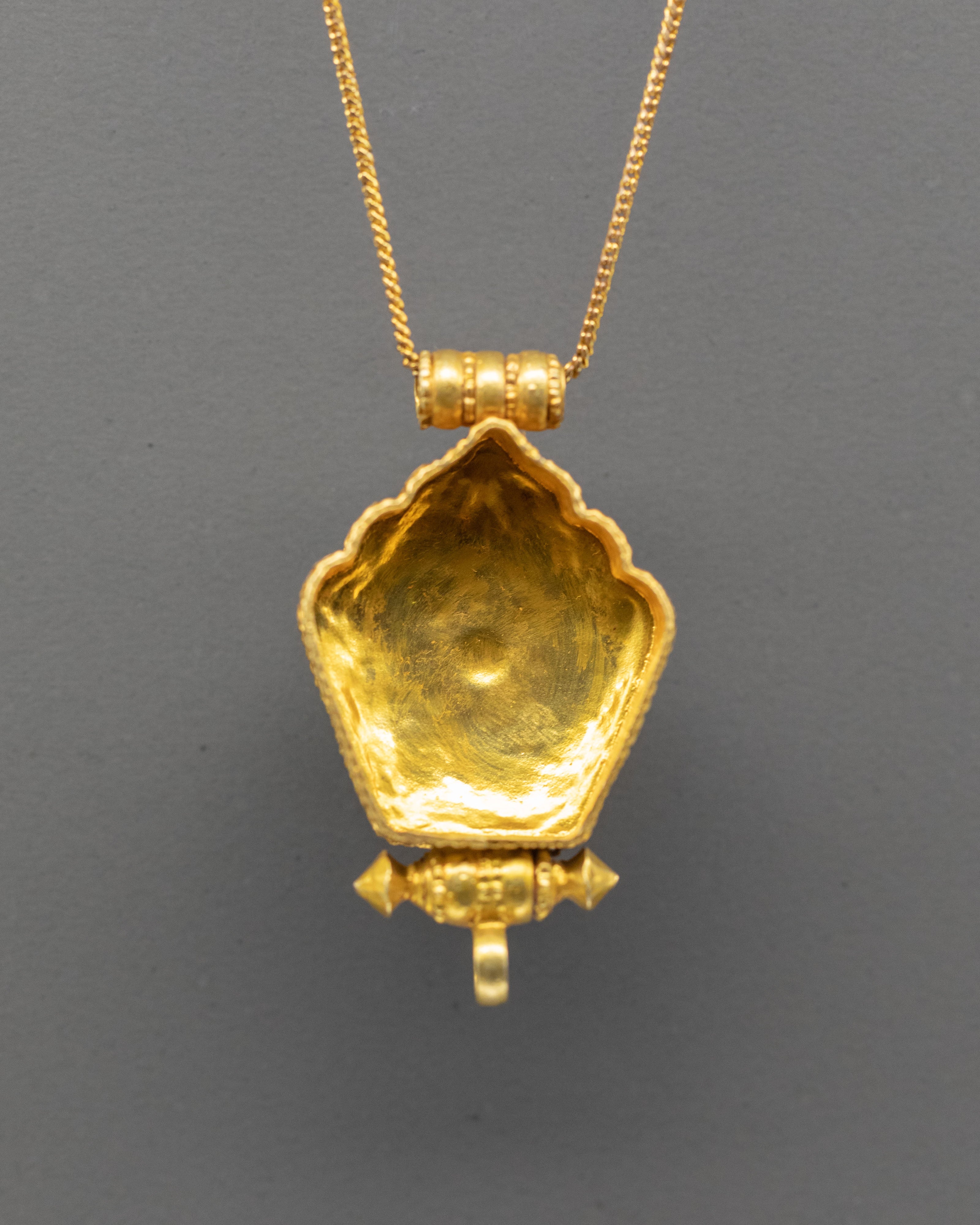 Handmade Buddhist Ghau Box Locket |Tibetan Buddhist Jewelry