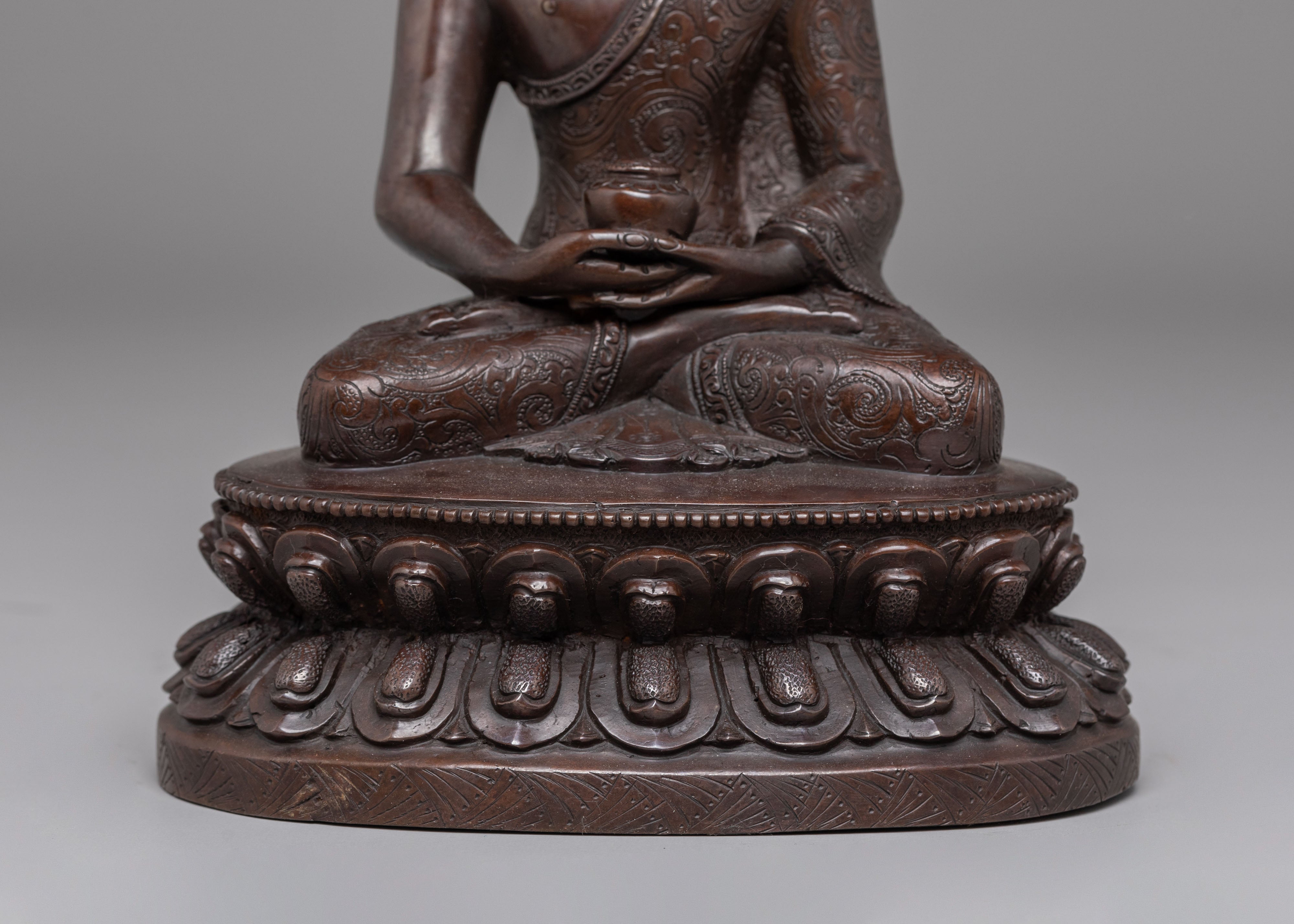 Amitabha Buddha Sculpture for Spirituality | Handmade in Nepal