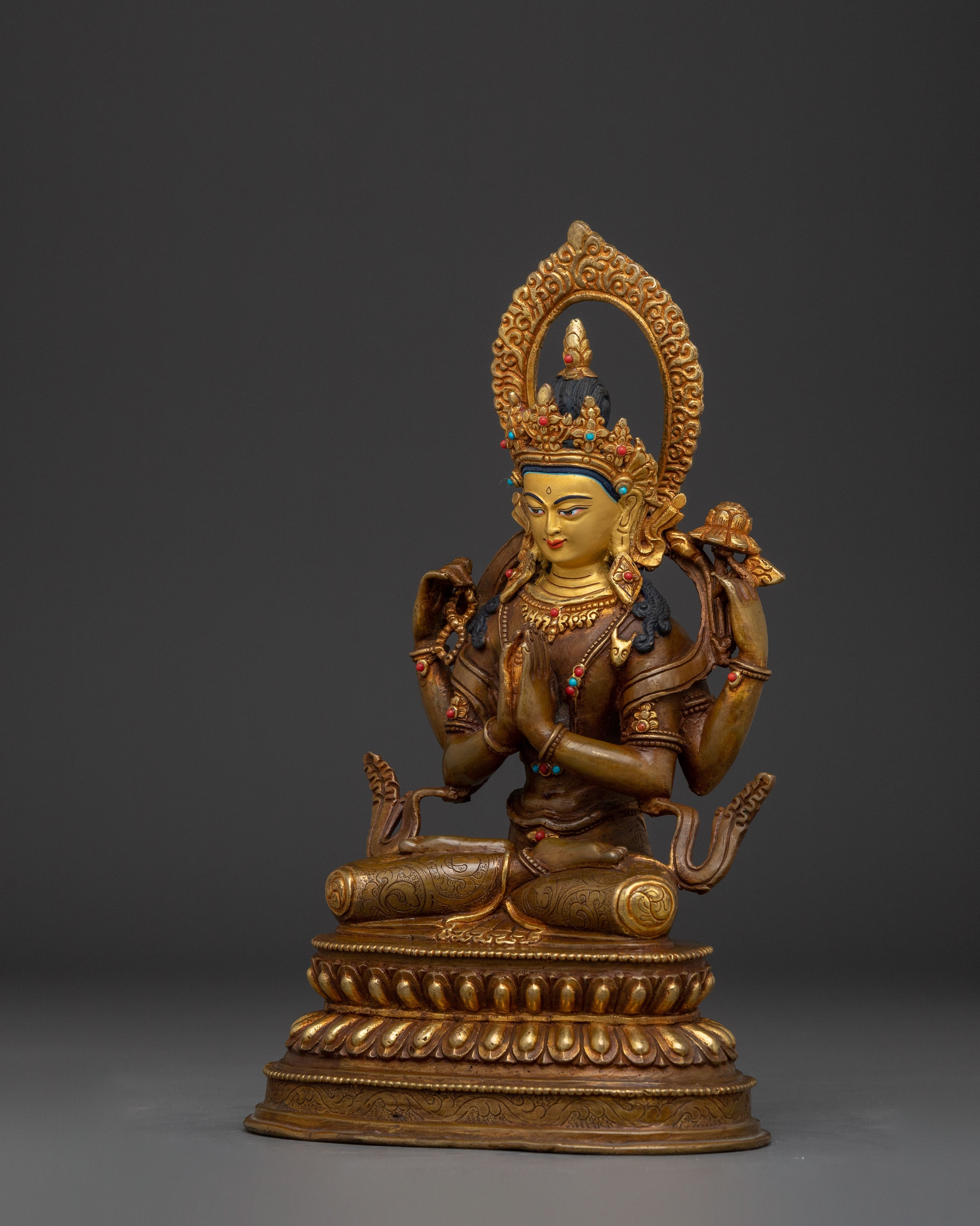 Lord Chenrezig Artwork | Avalokiteshvara Serene Figurine