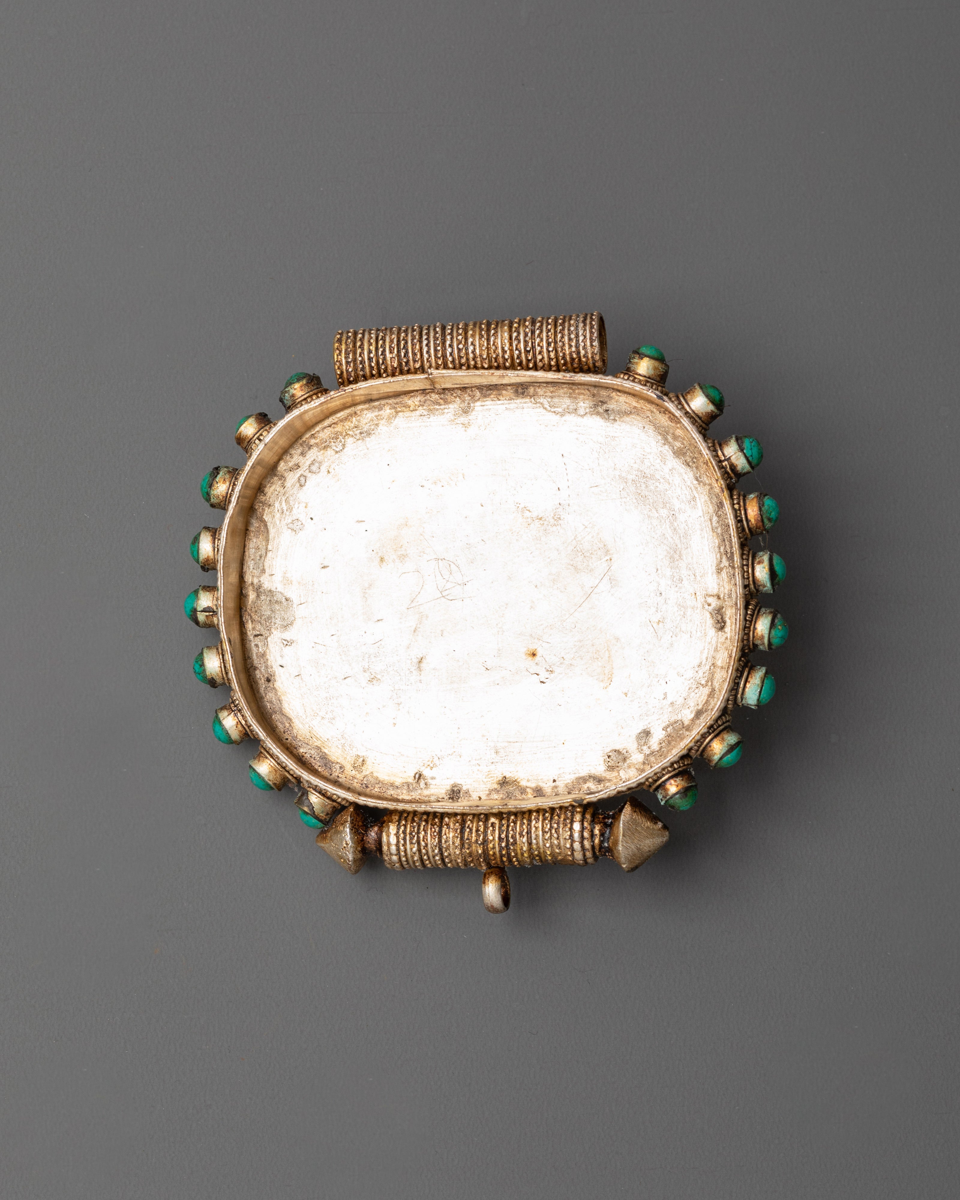 Sacred Tibetan Ghau Box Locket | Buddhist Amulet Pendant