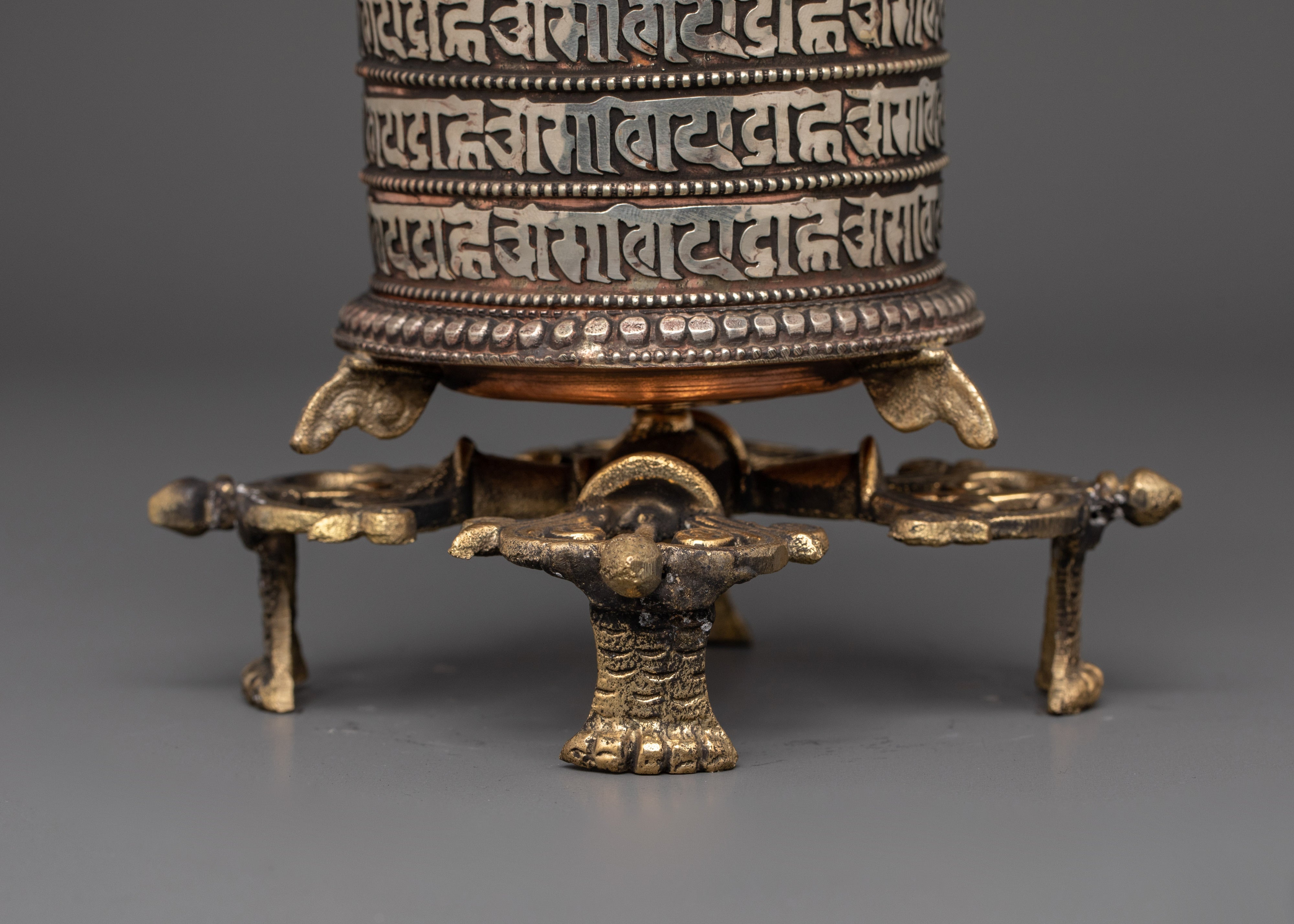 Tibetan Mantra Spinner Wheel | A Ritual Tool for Spiritual Peace