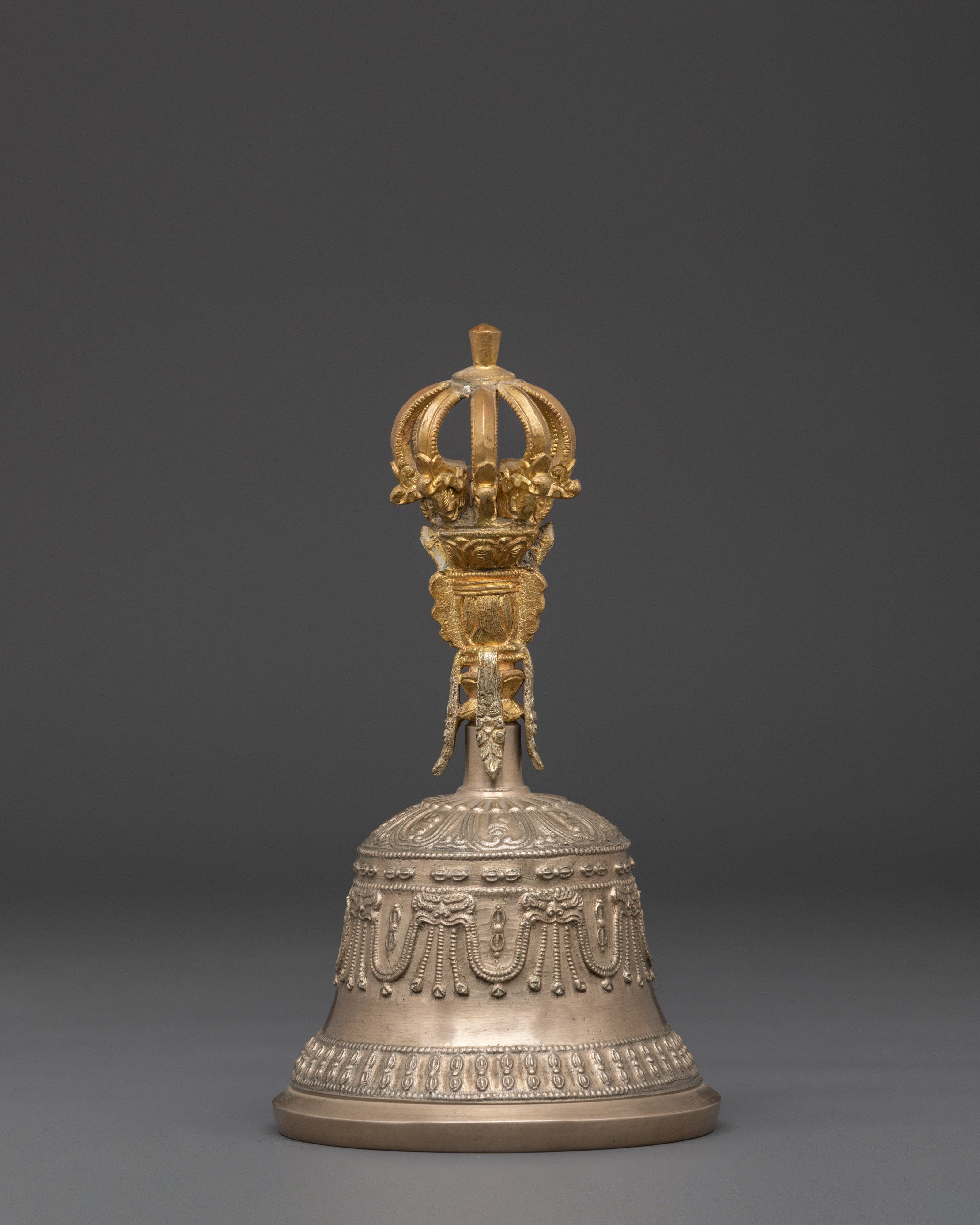 Spiritual Bell and Vajra Set | Sacred Bronze & Brass Ritual Tools