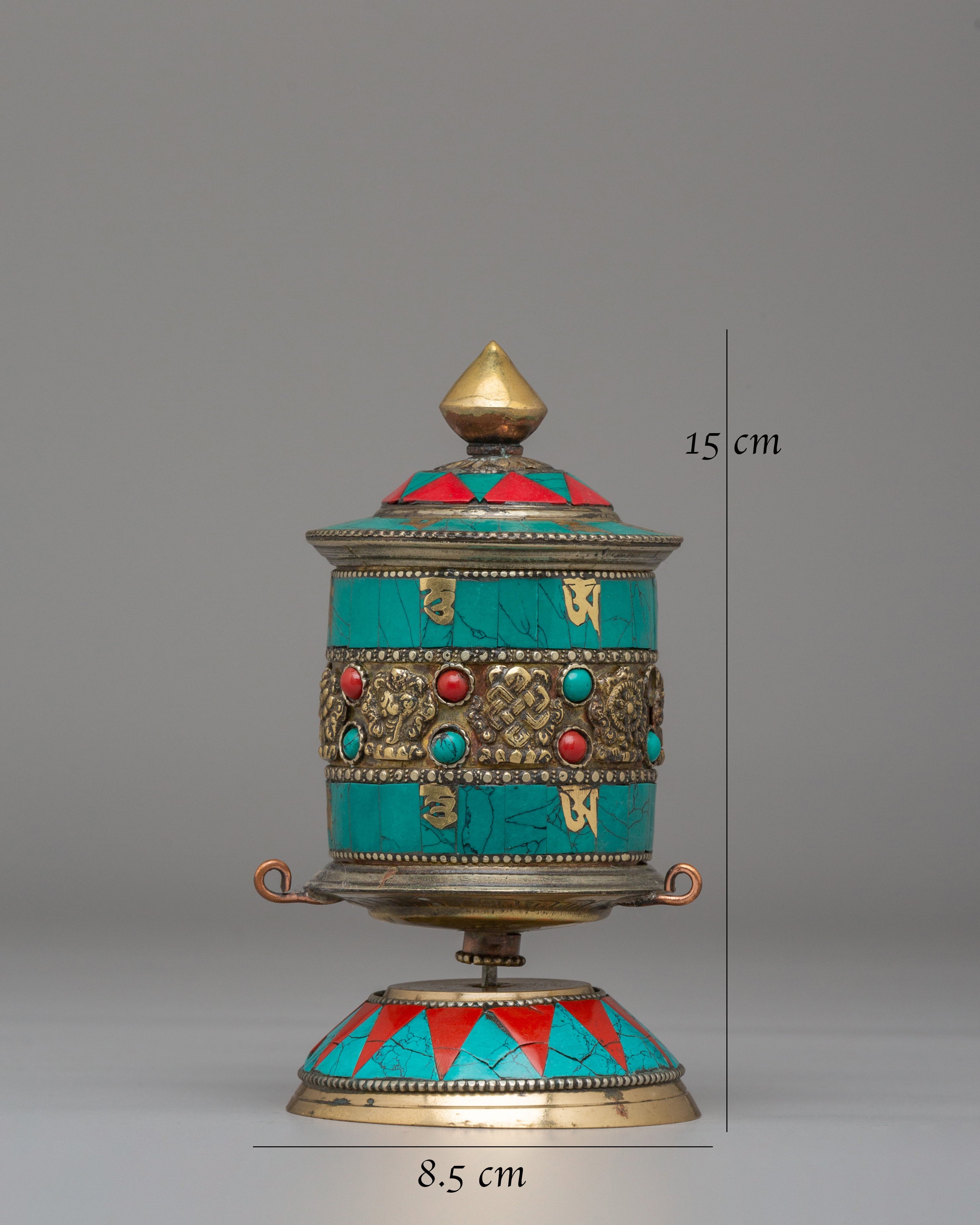 Mantra-Chanting Prayer Wheel | A Sacred Tool for Meditation