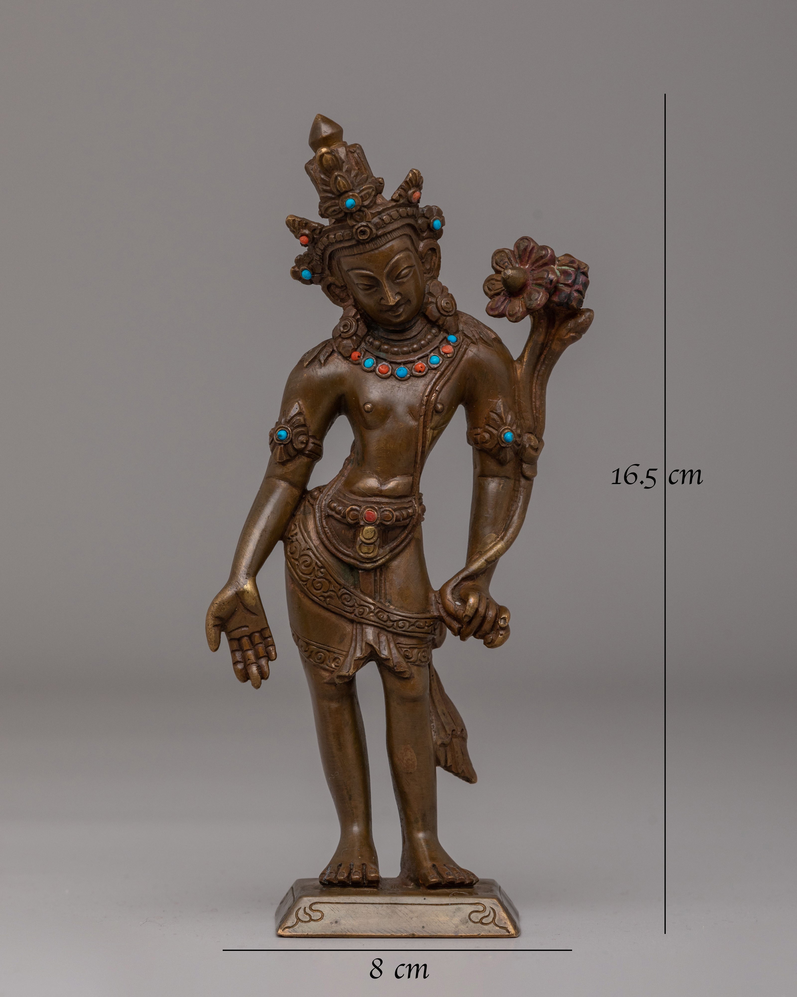 Bodhisattva Deity Lokeshwor Statue | Traditional Buddhist Art