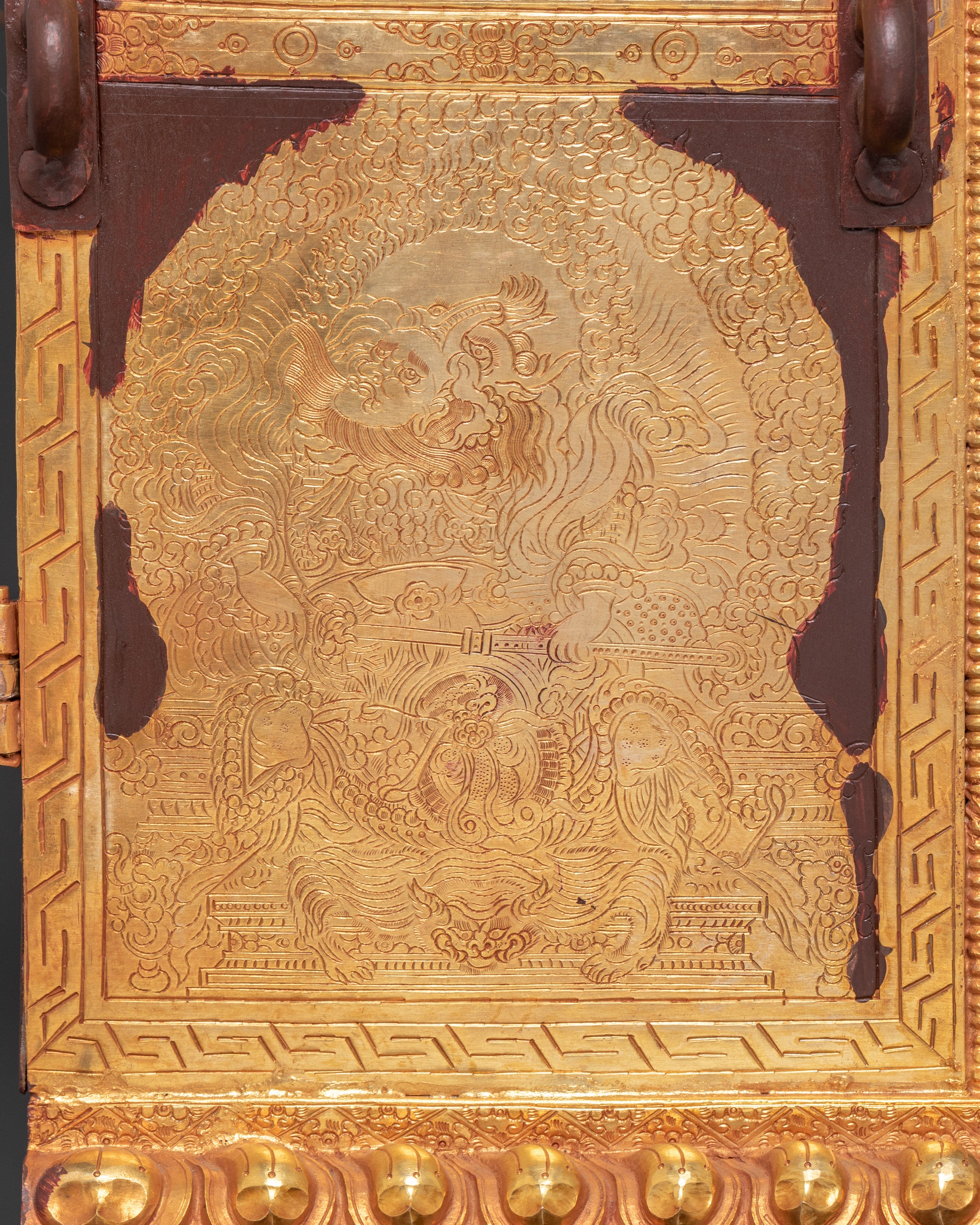 Buddhist Shrine Ghau Box | Kalachakra Altar Reliquary
