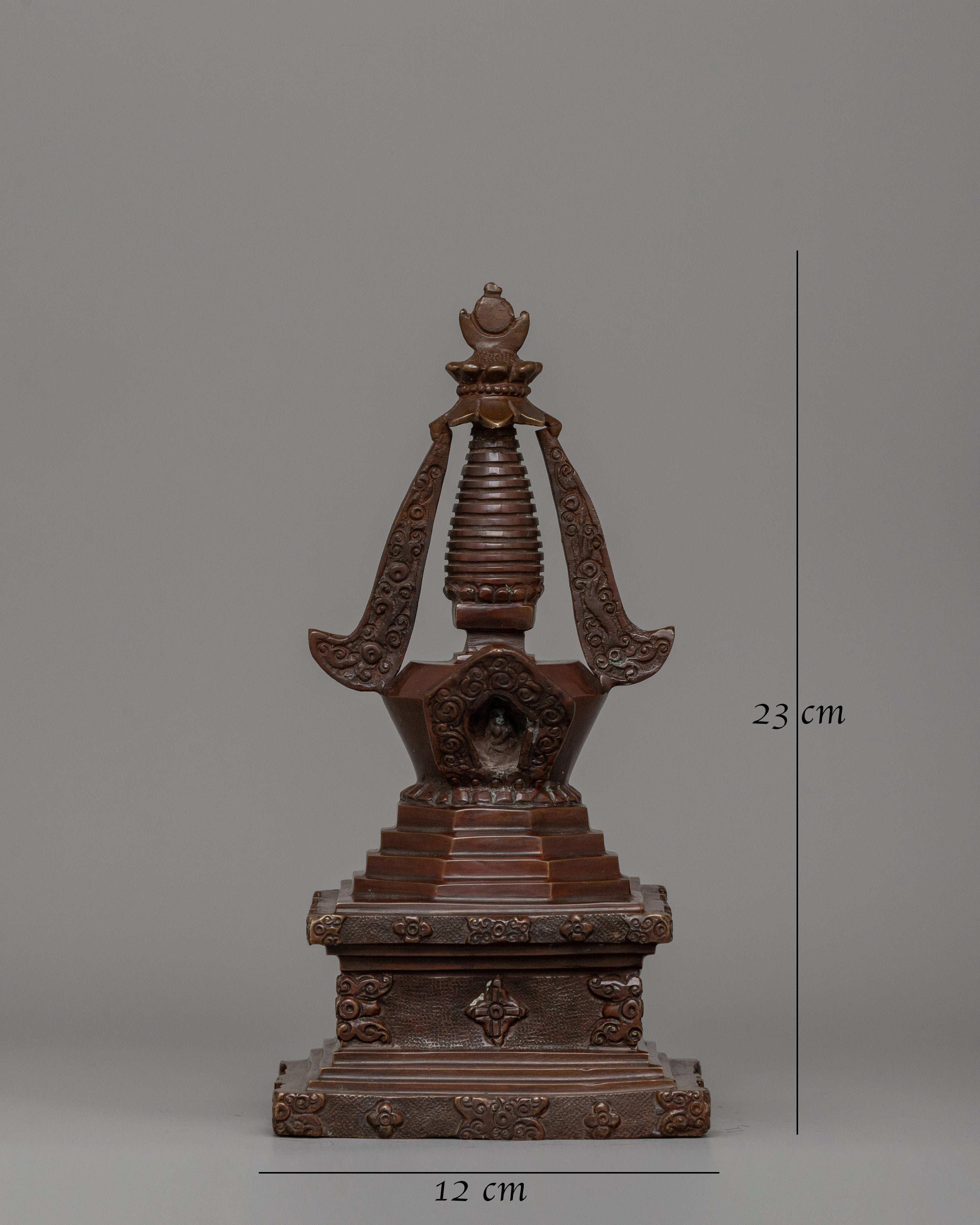Stupa of Reconciliation | Traditional Buddhist Sculpture for Meditation and Healing