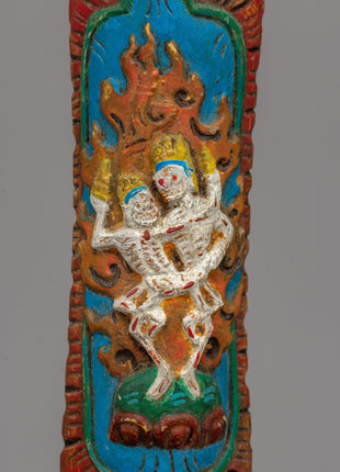Buffalo Bone Citipati Apron | Tantric Ritual Tool