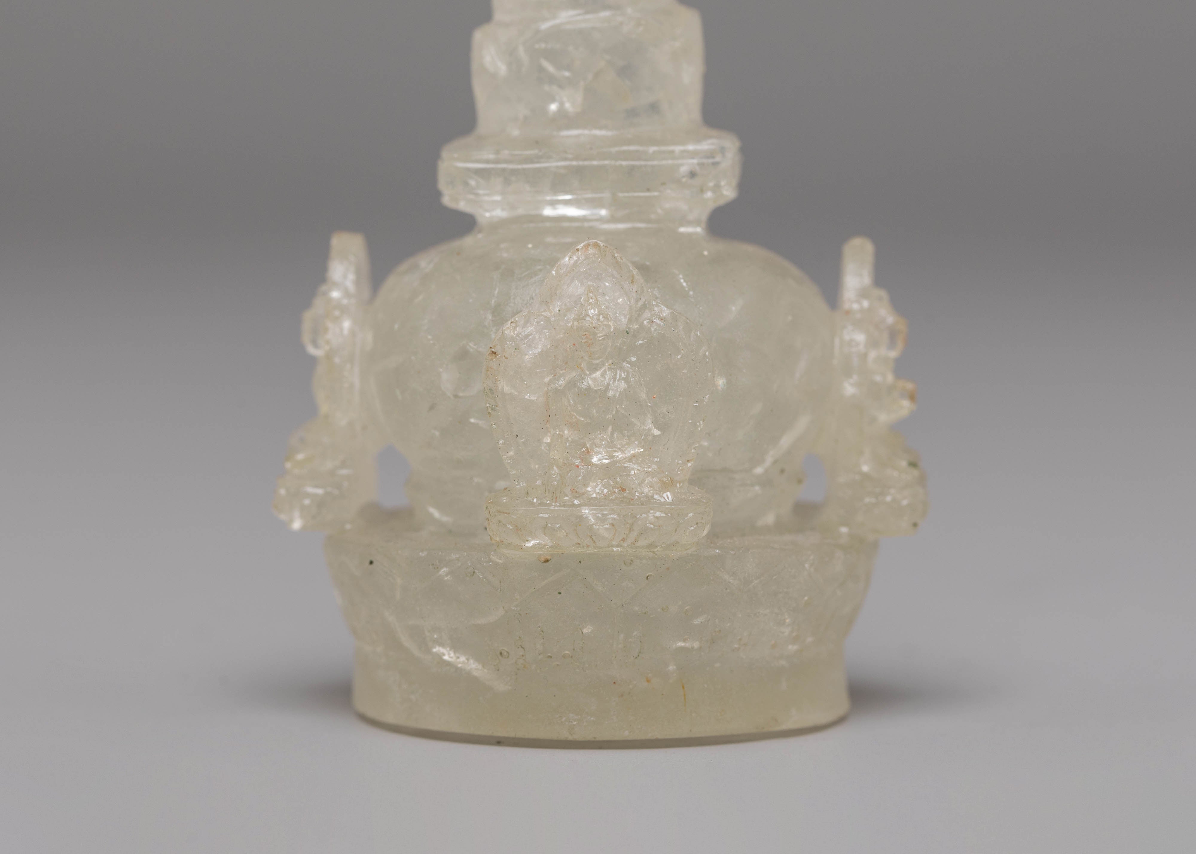 Stupa and Lion Set for Decor | Symbol of Protection