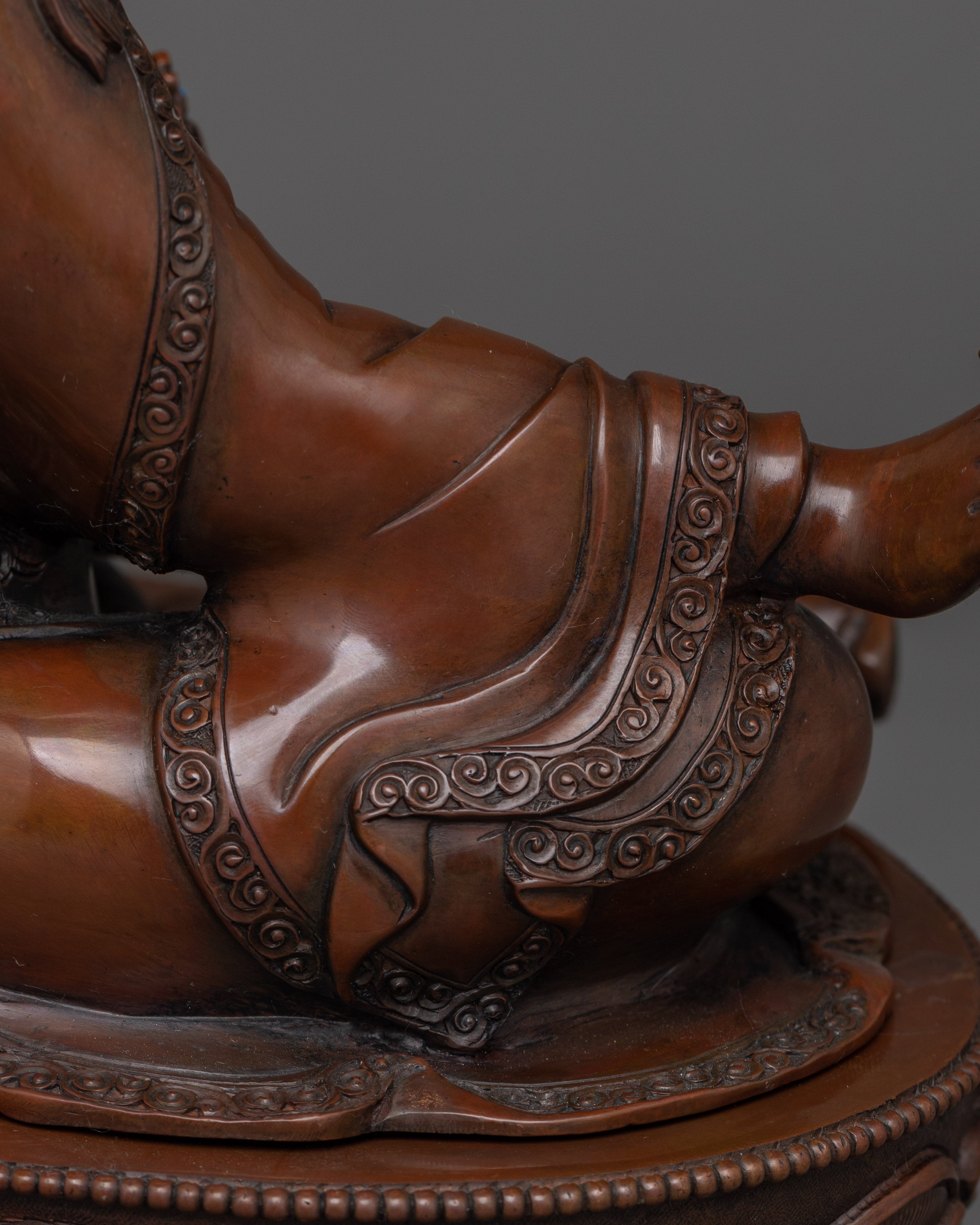Oxidized Guru Rinpoche Tantric Master Statue | Precious Guru