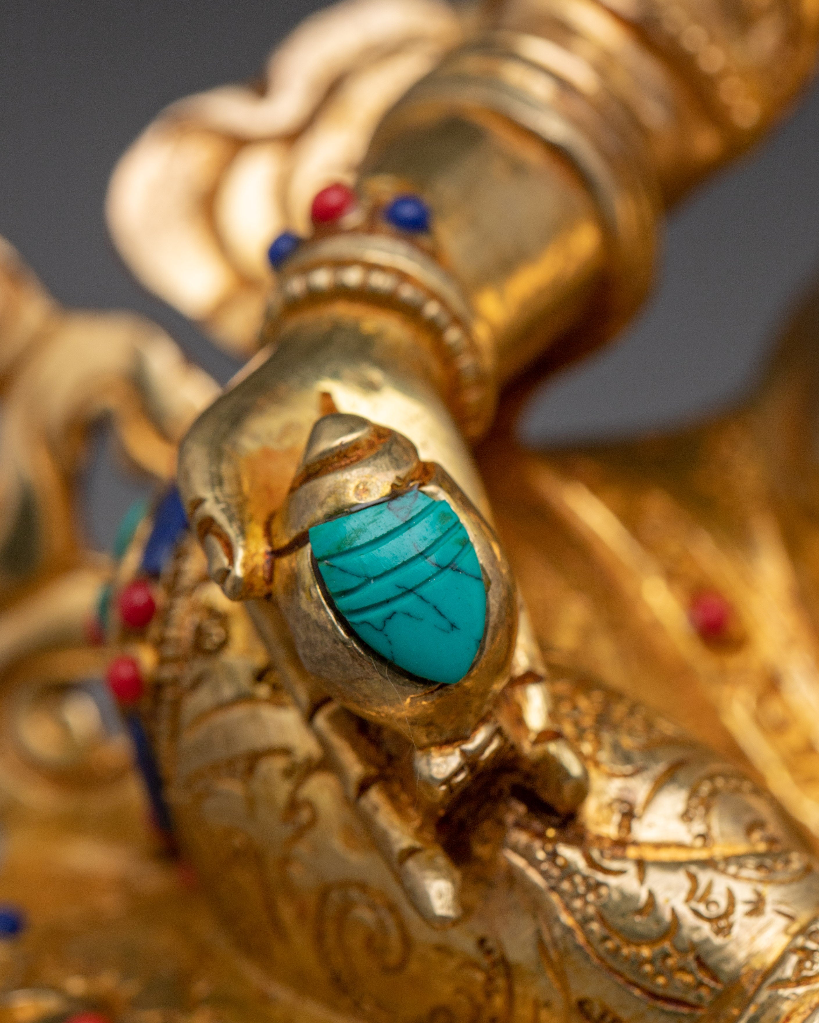 Divine Wealth Guardian Dzambhala Sculpture | Symbol of Abundance