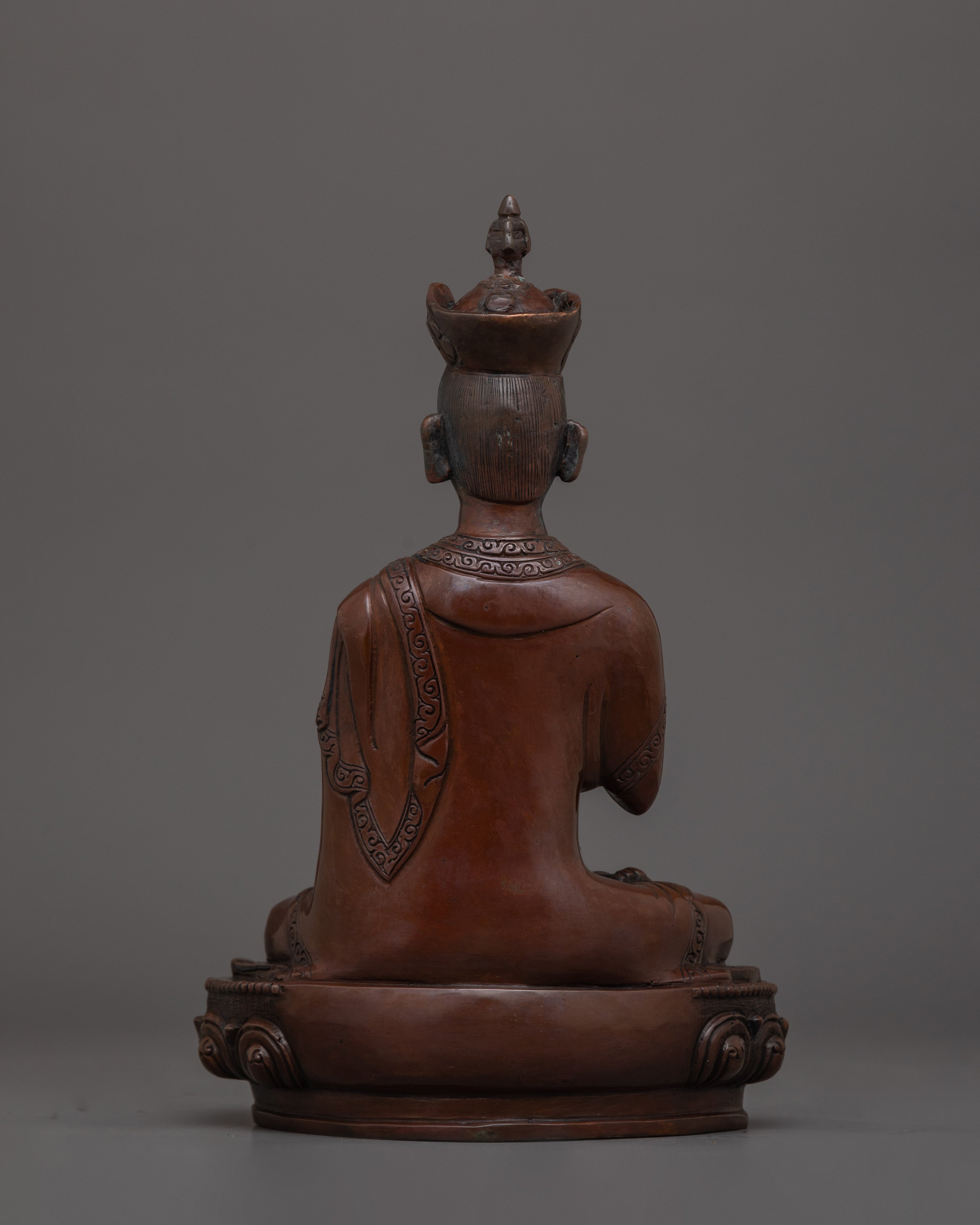 Karmapa with Oxidized copper Body Statue | The Embodiment of Compassionate Wisdom