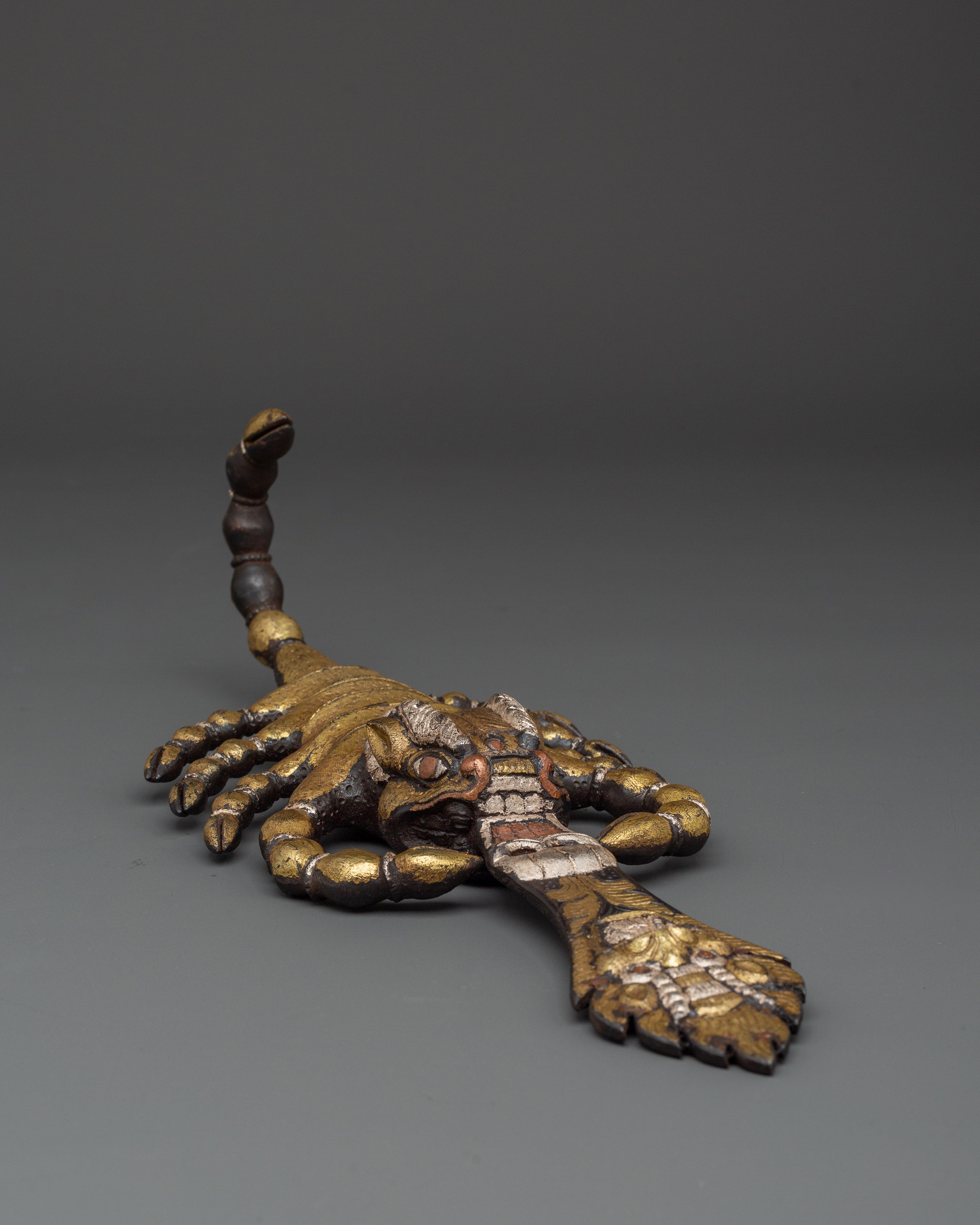 Spiritual Scorpion Figurine | Tibetan Tantric Home Decor