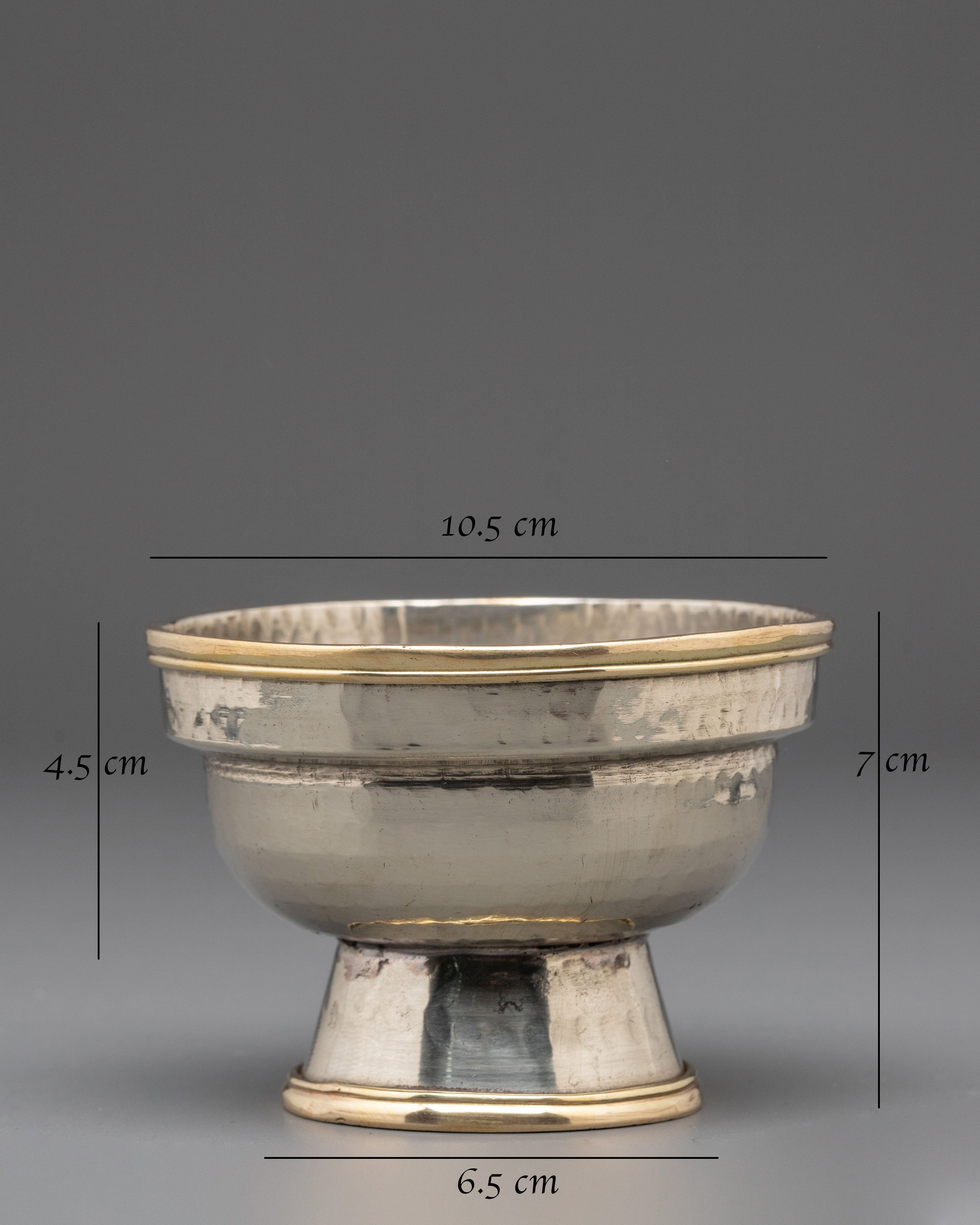 Tibetan Prayer Offering bowl Set | Buddhist Ritual Offering