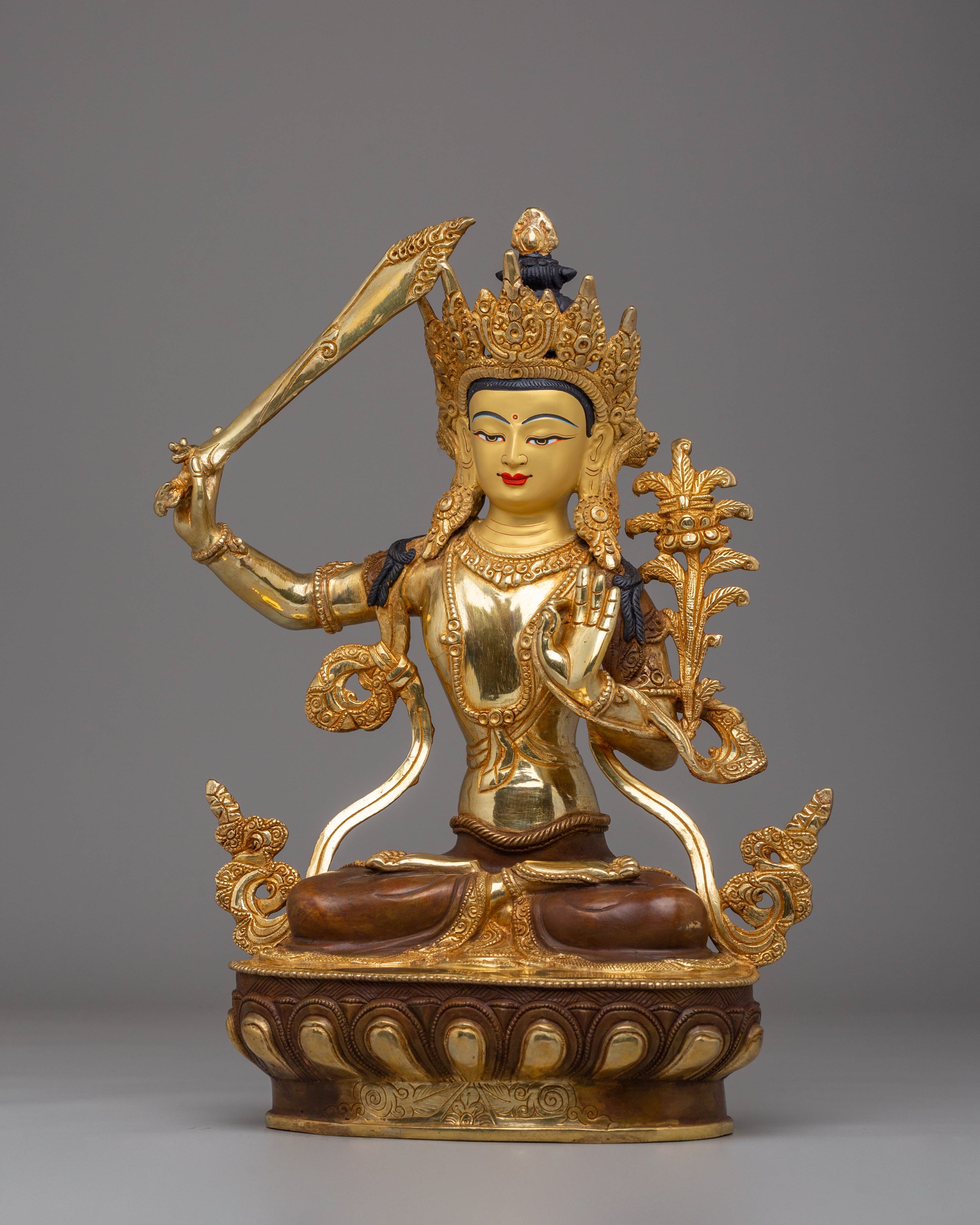 Handmade Statue of Manjushri | Bodhisattva of Wisdom