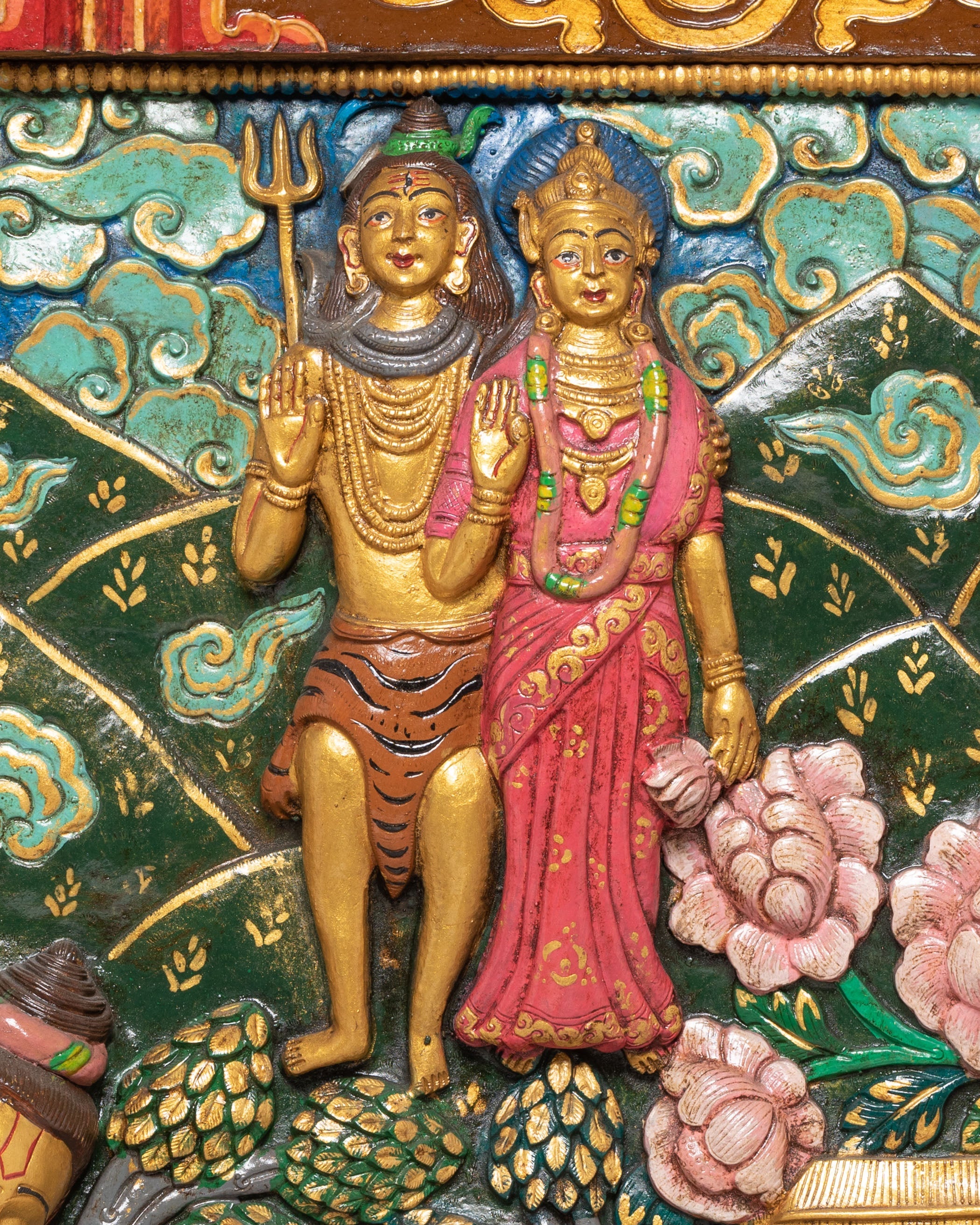 Hindu Deity Set Wall Hanging | Sacred Indian Gods Artwork