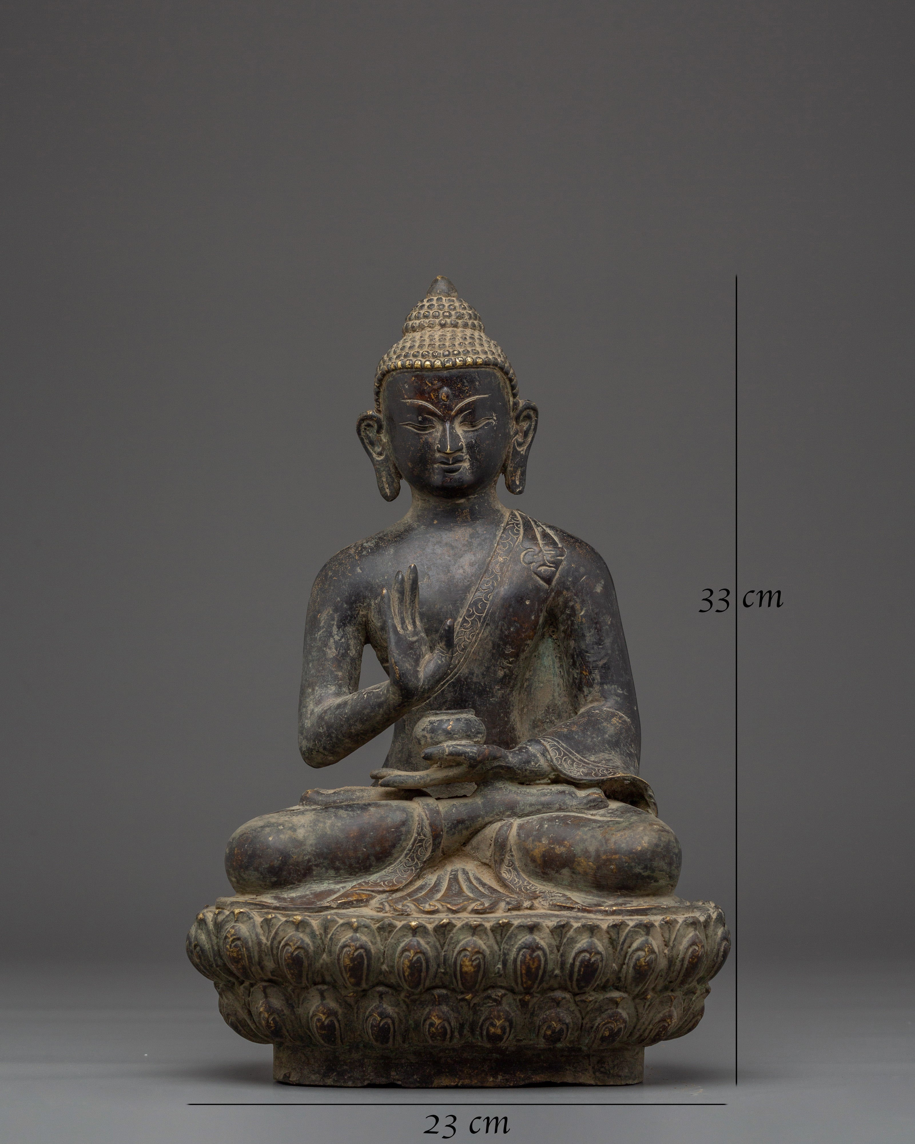 Amogasiddhi Buddha Statue | Fearlessness and Wisdom