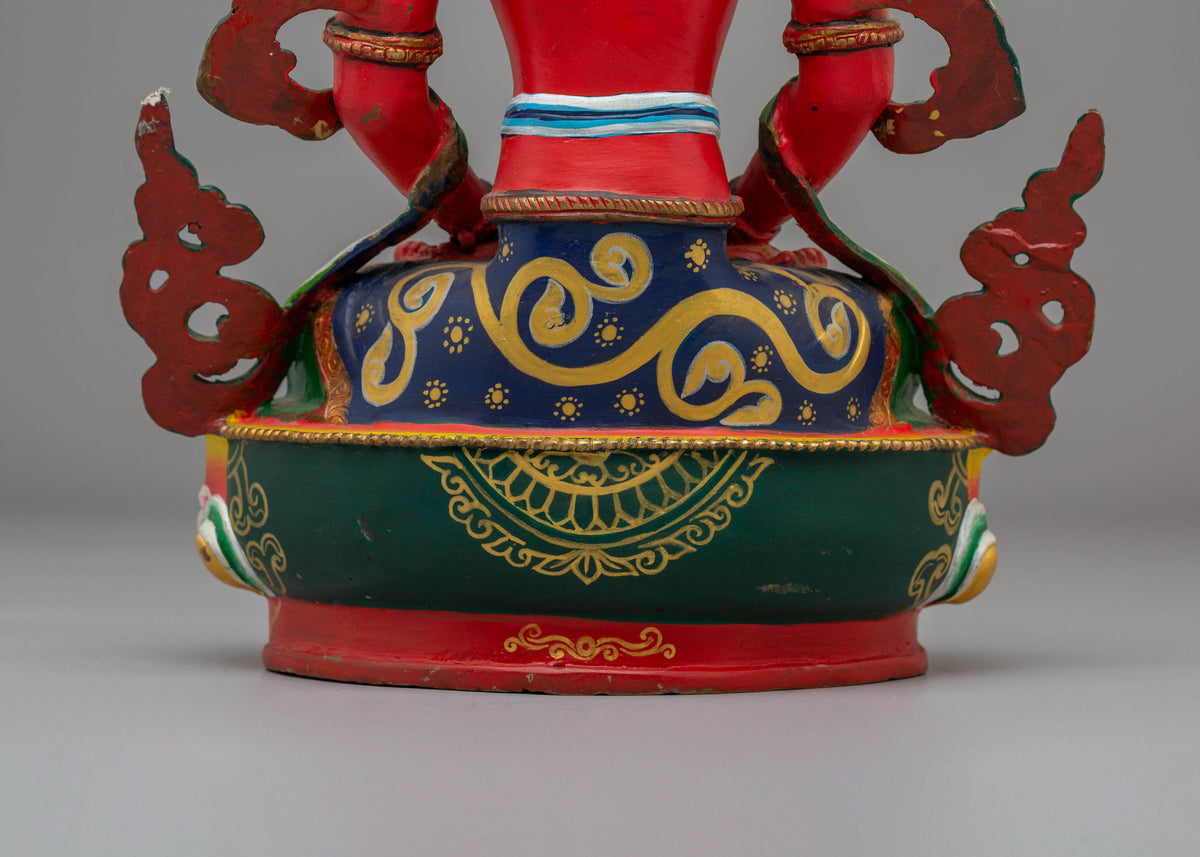 Handcrafted Sacred Amitayus Statue | Buddhist Deity of Longevity