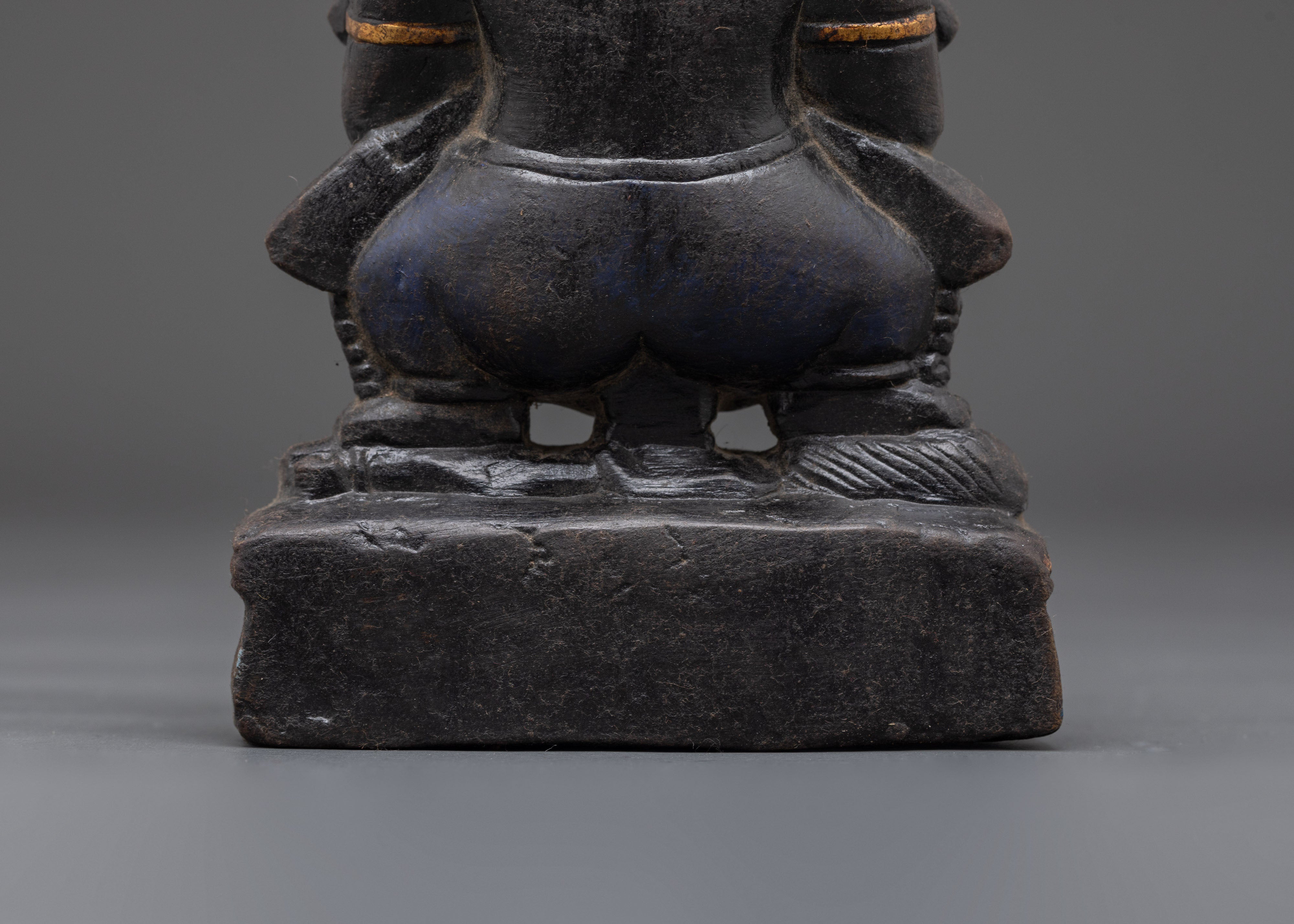 Wrathful Sakya Mahakala Sculpture | Protector Deity