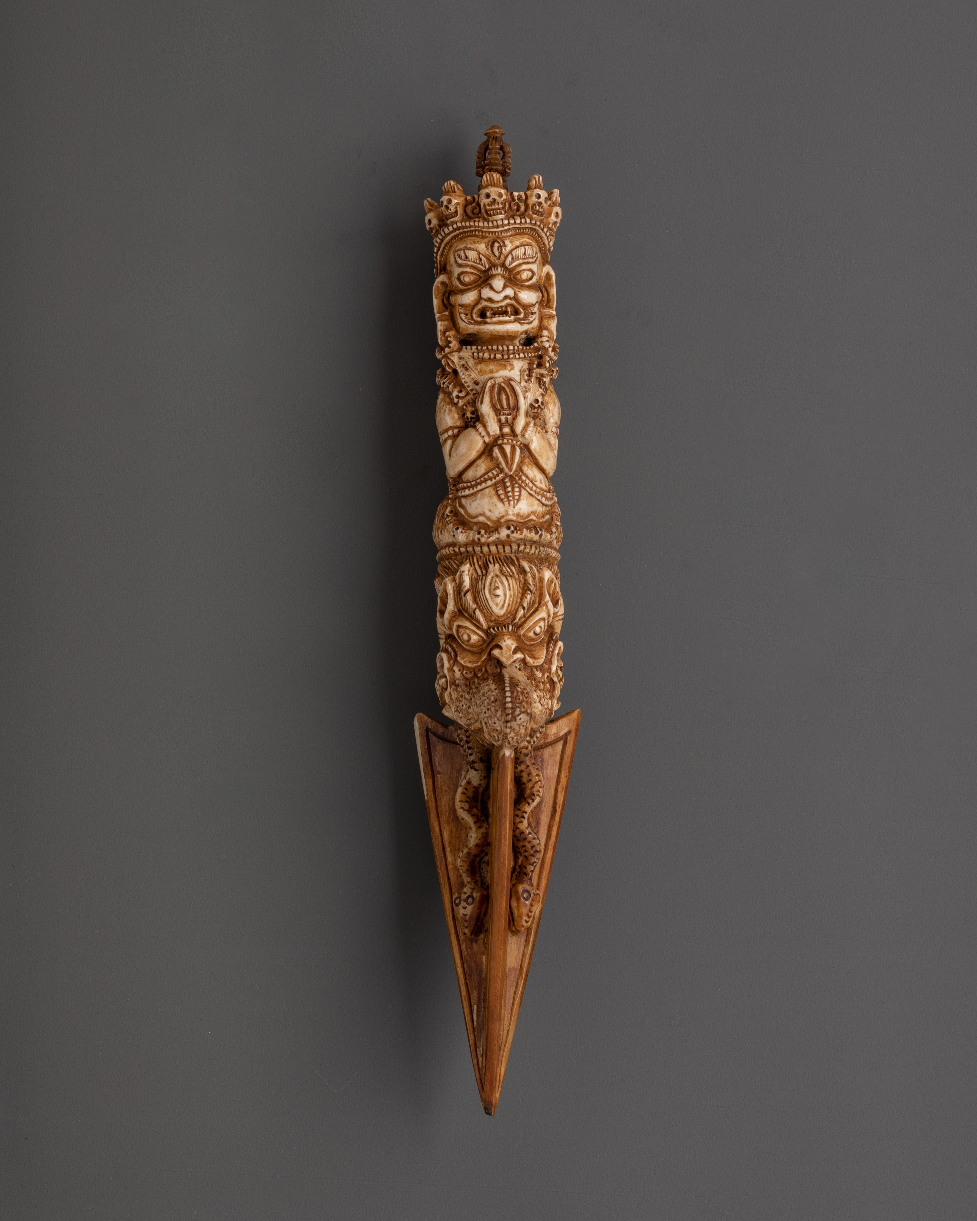 Tibetan Buddhist Phurba Dagger | Spiritual Tool for Protection