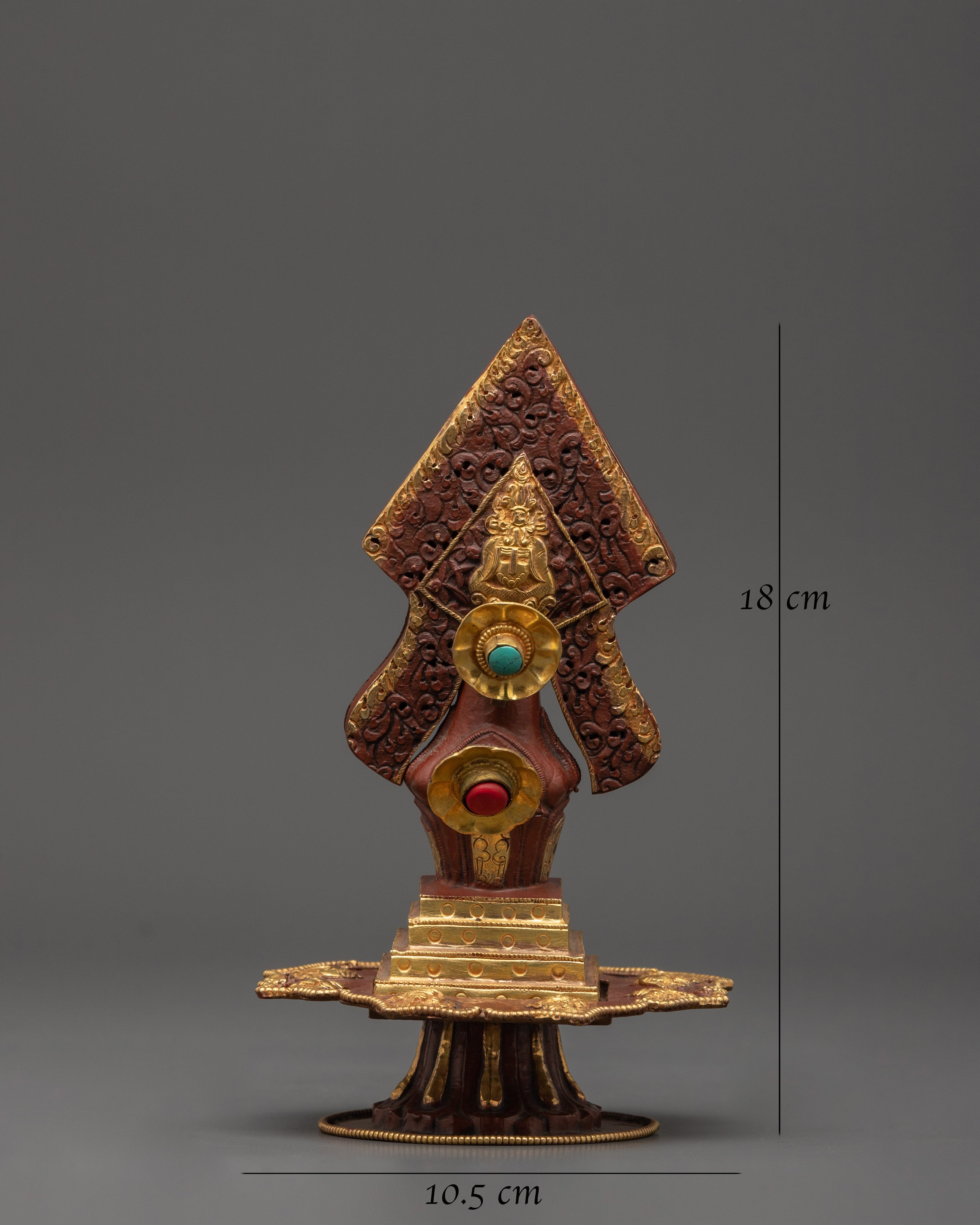 Tibetan Long Life Vessel | Gold-Plated Ritual Kalasha