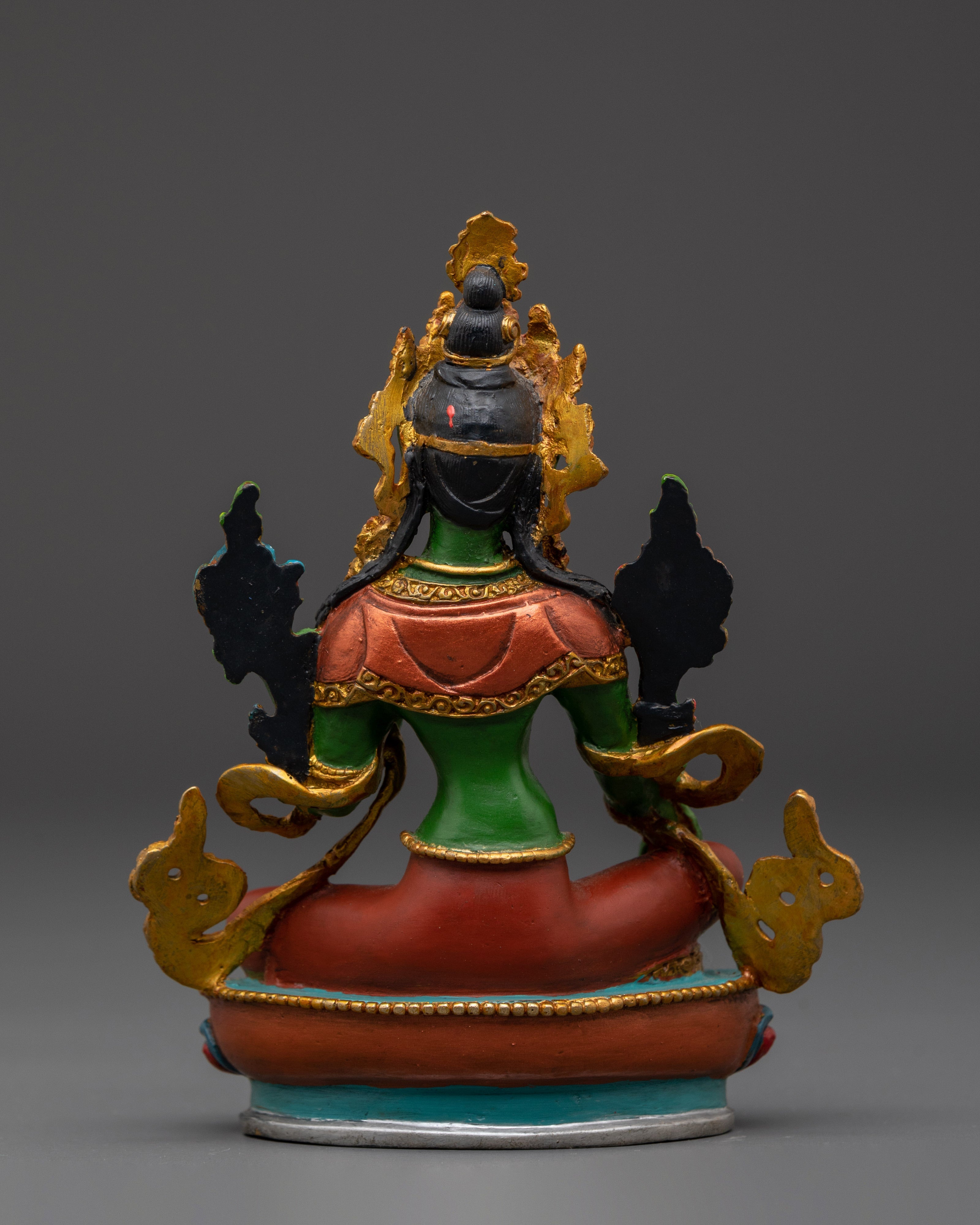 Traditional Green Tara Statue | Goddess of Compassion
