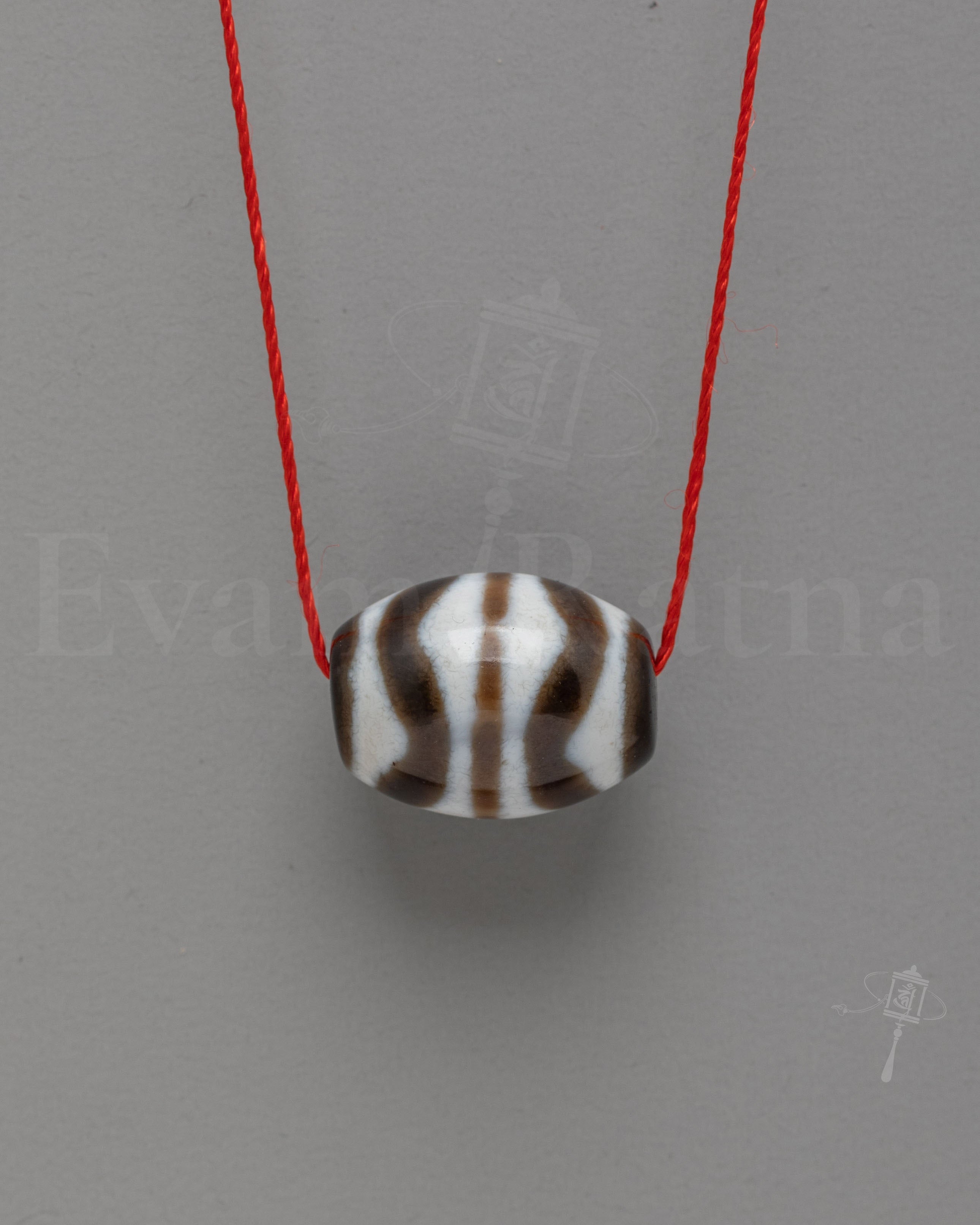 Spiritual Dzi Bead Locket | Handcrafted Spiritual Necklace