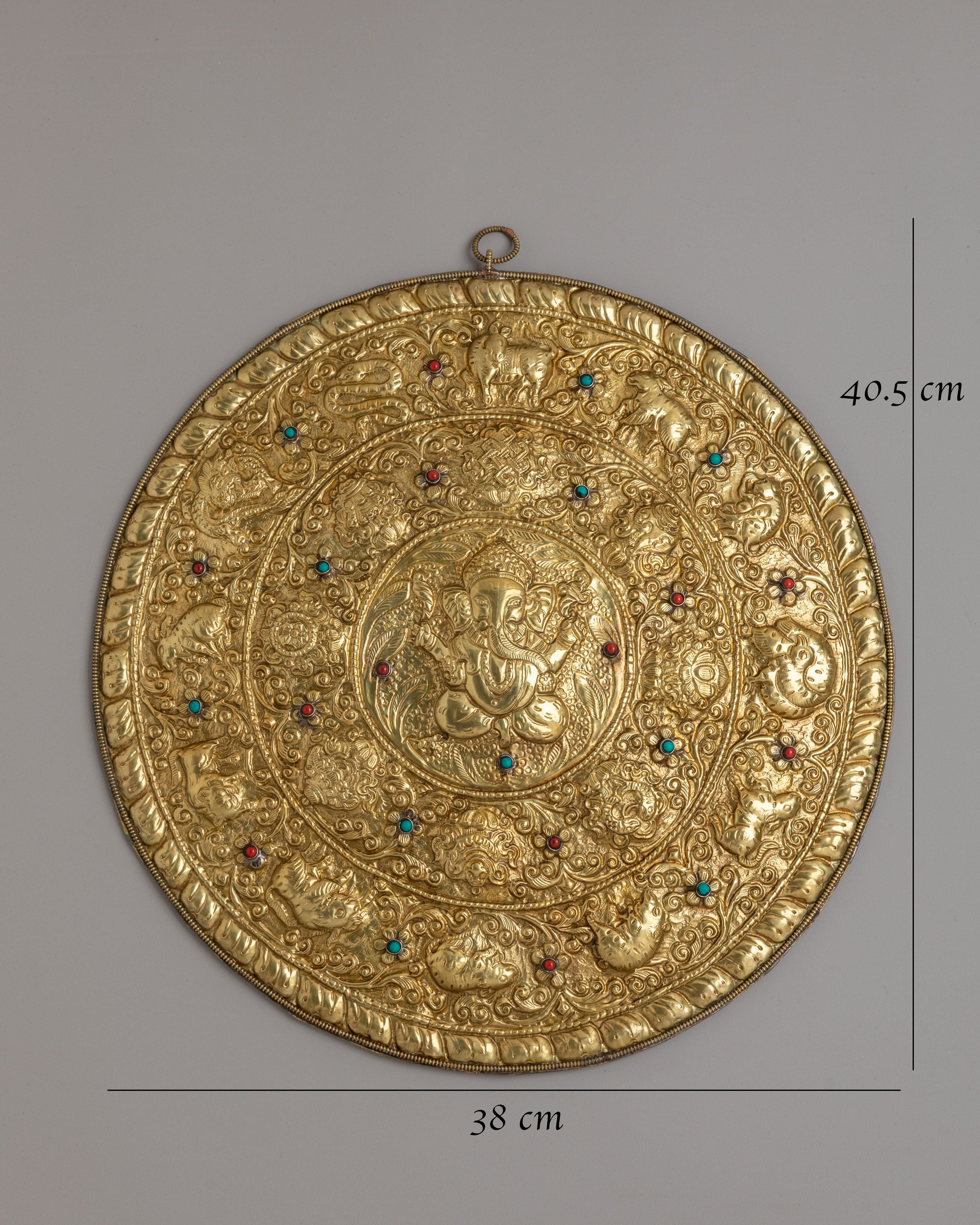 Ganesha Mandala Wall Hanging | Spiritual Artwork for Home Decor