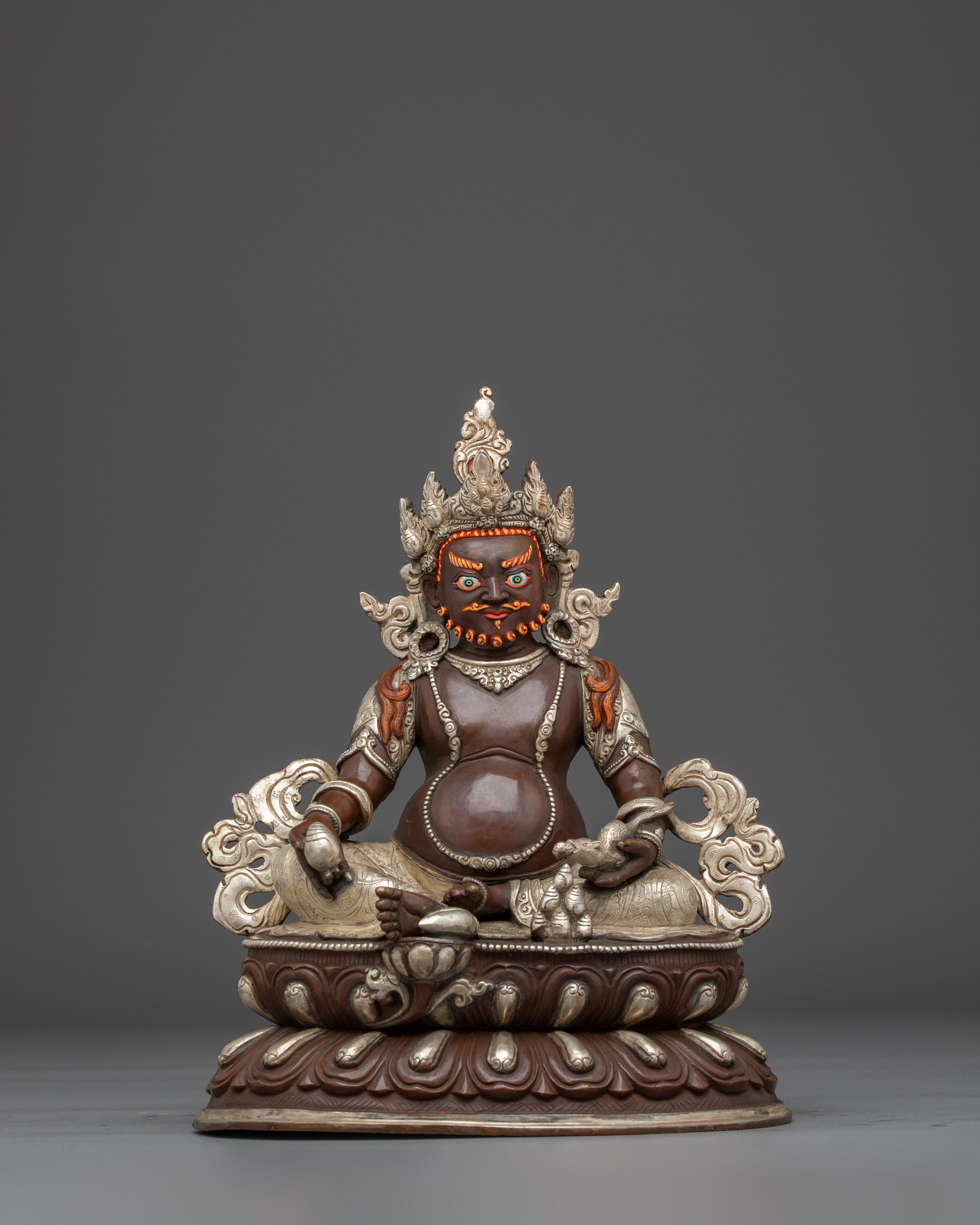 Buddhist Abundance Deity Dzambhala statue | Tibetan Wealth God