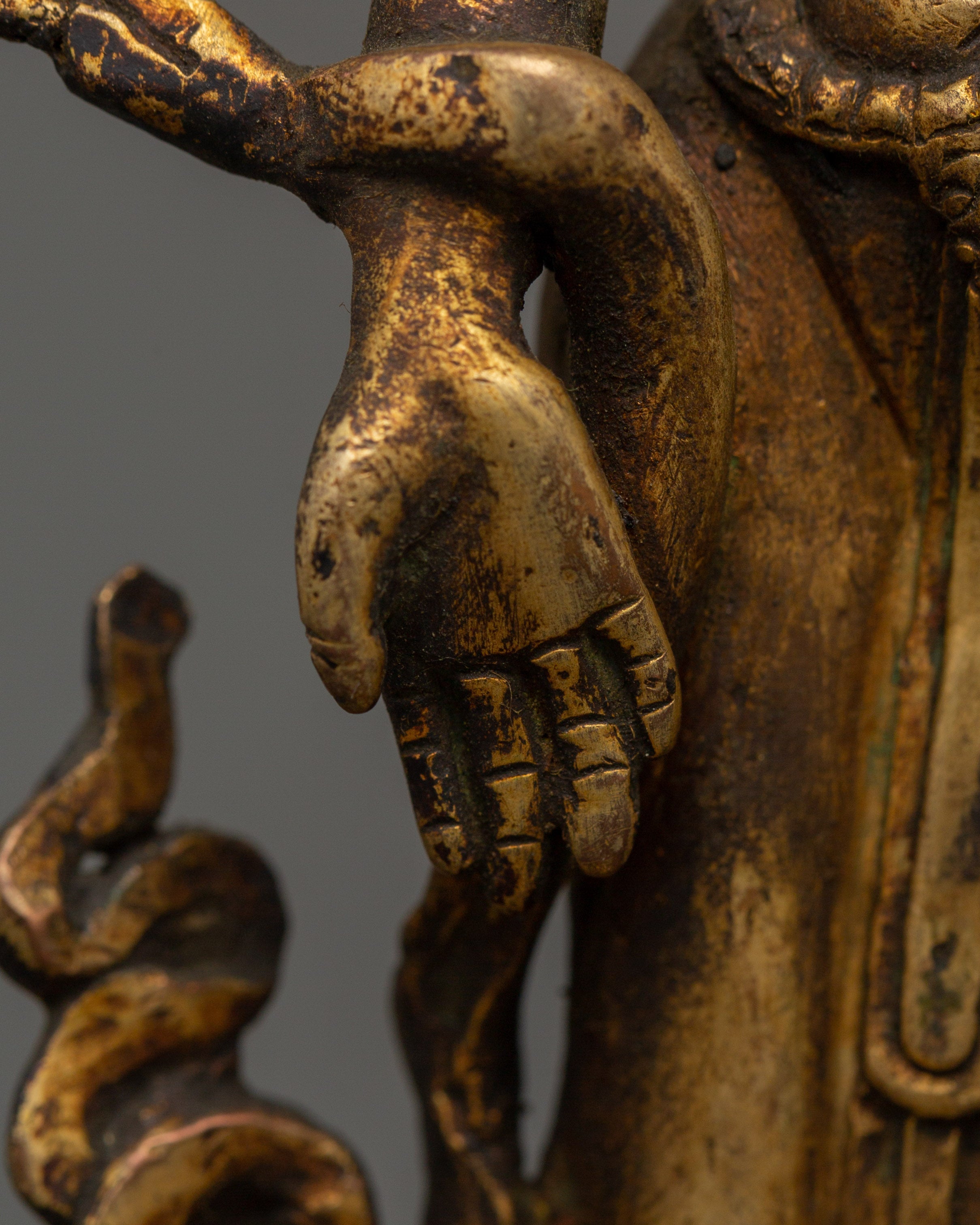 Standing Lokeshwor Handmade Statue | Symbol of Compassion and Protection