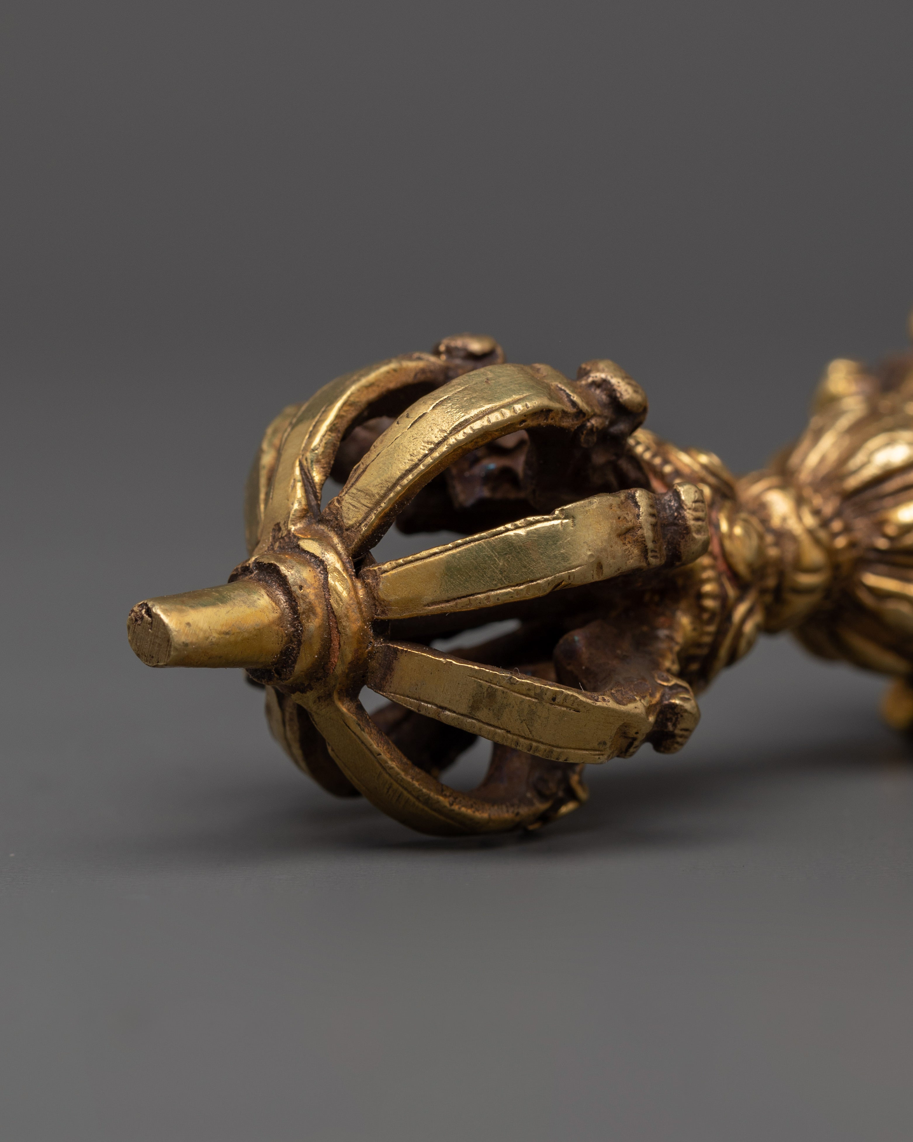 Tibetan Brass Vajra Dorje | Spiritual Artifact