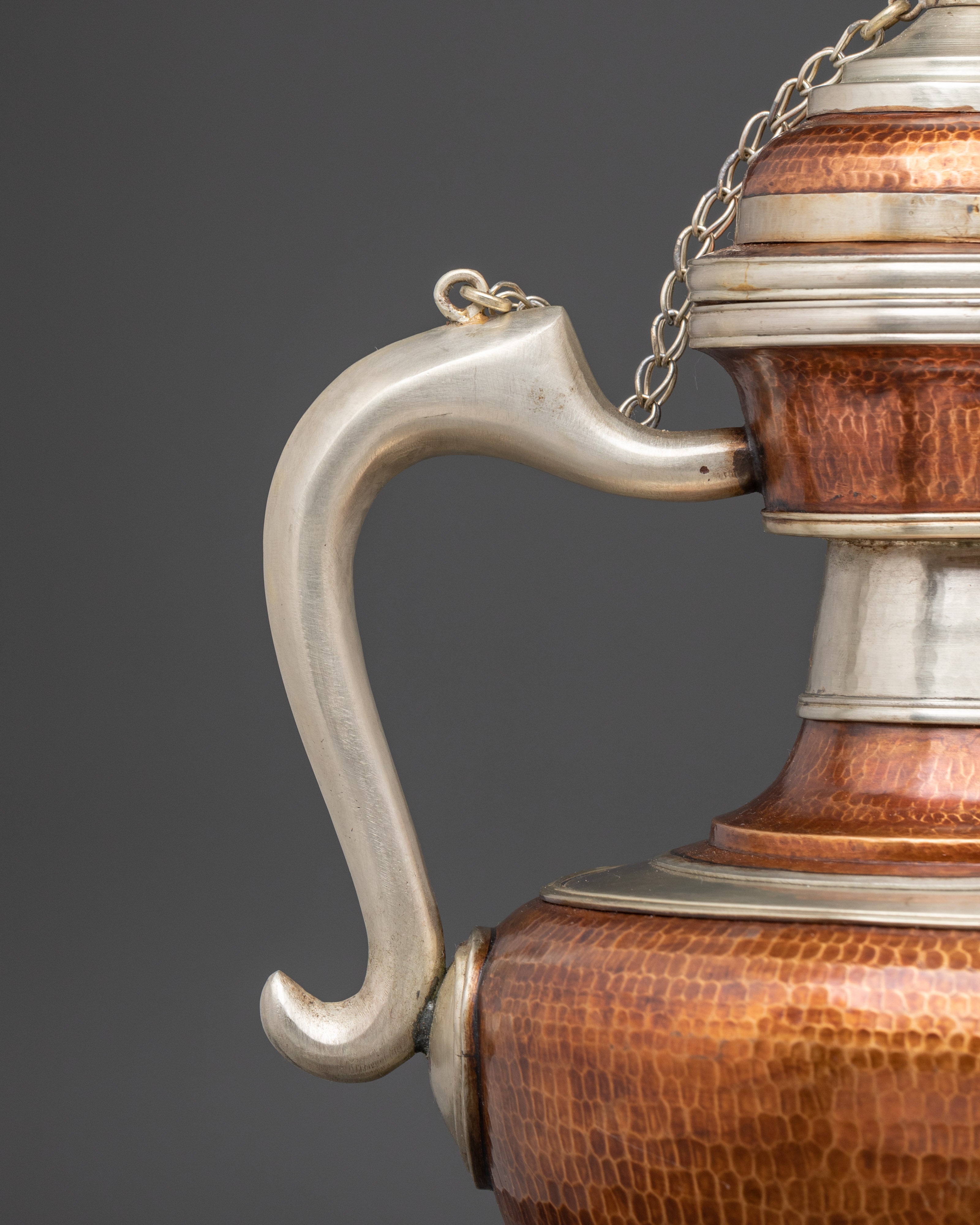 Tibetan Kettle | Silver Plated Teapot