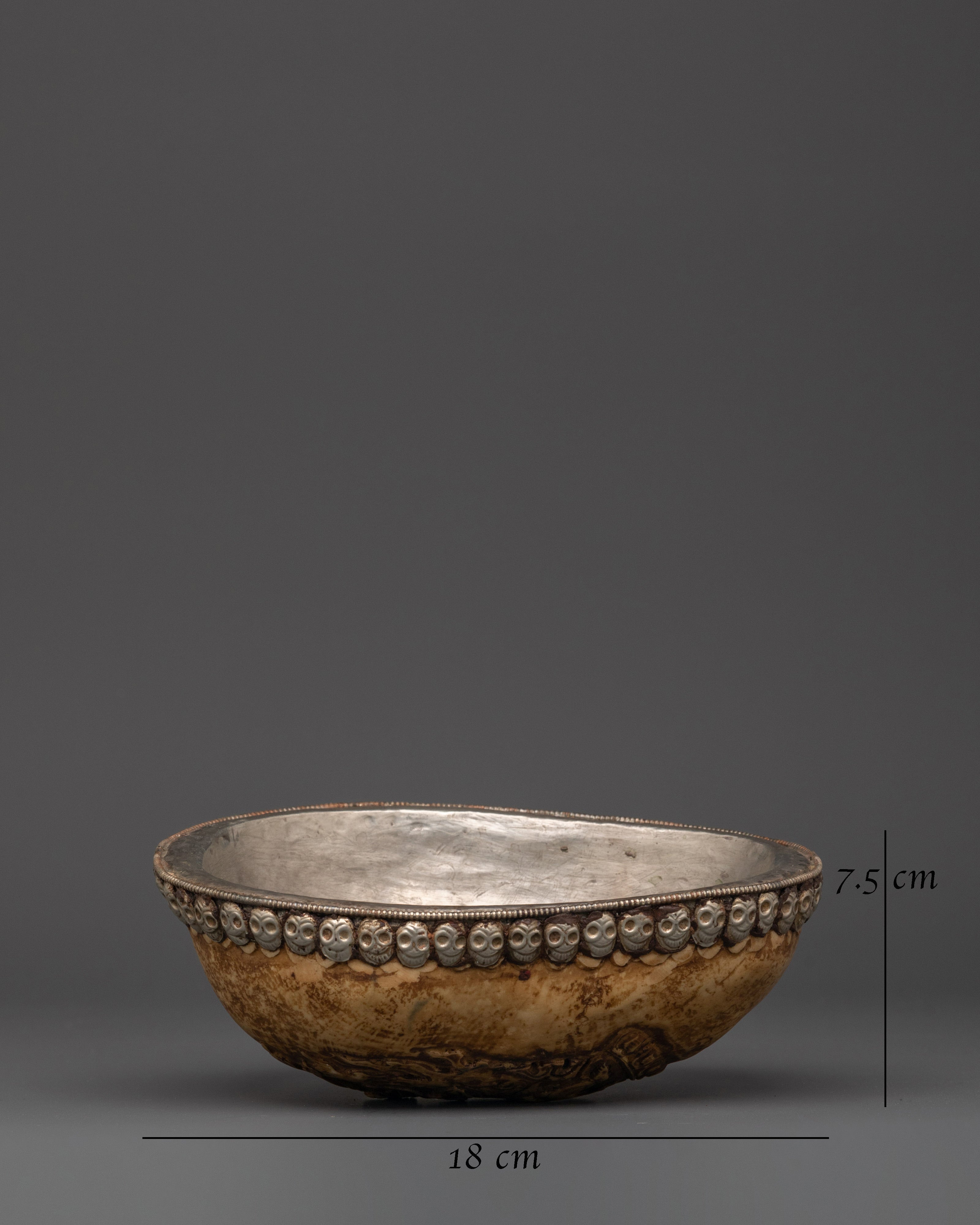 Kapala Tibetan Artifact |  Ritual Cup for Meditation