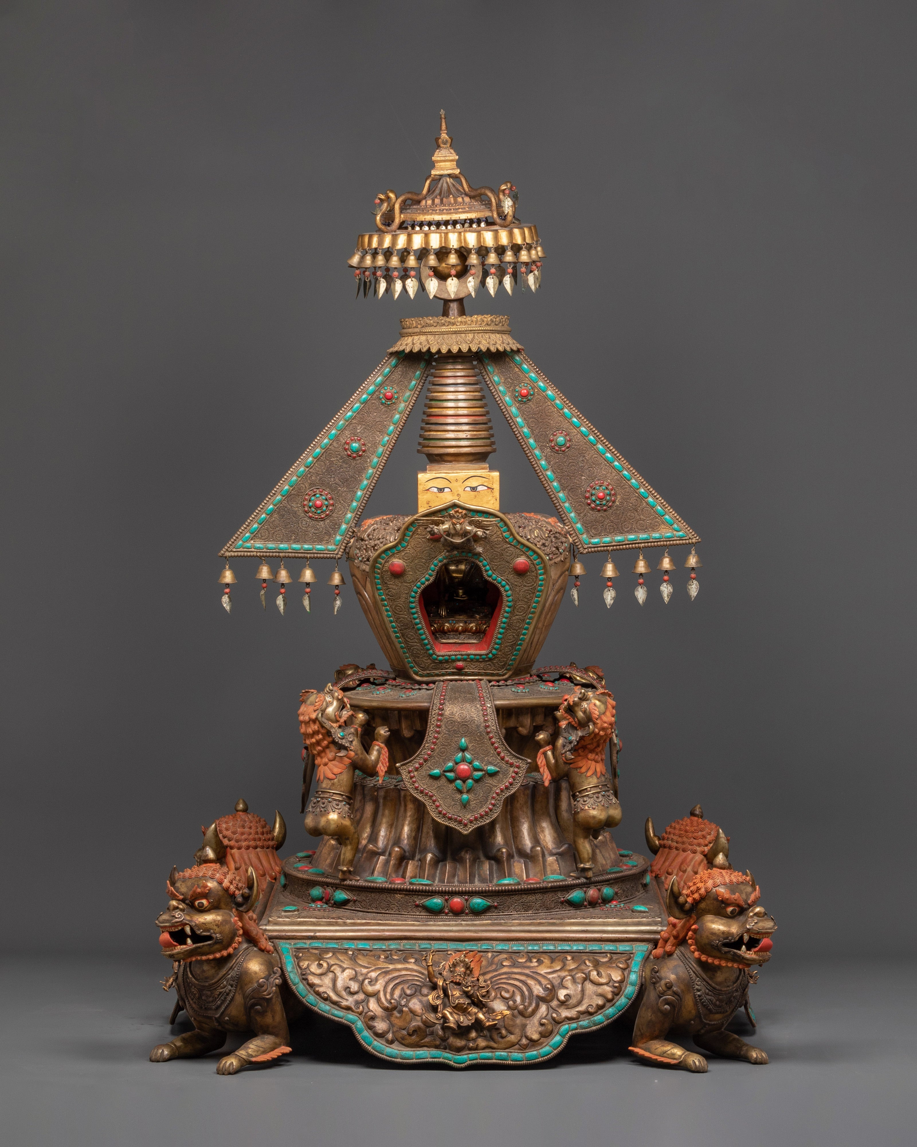 Handcrafted Altar Shrine Stupa