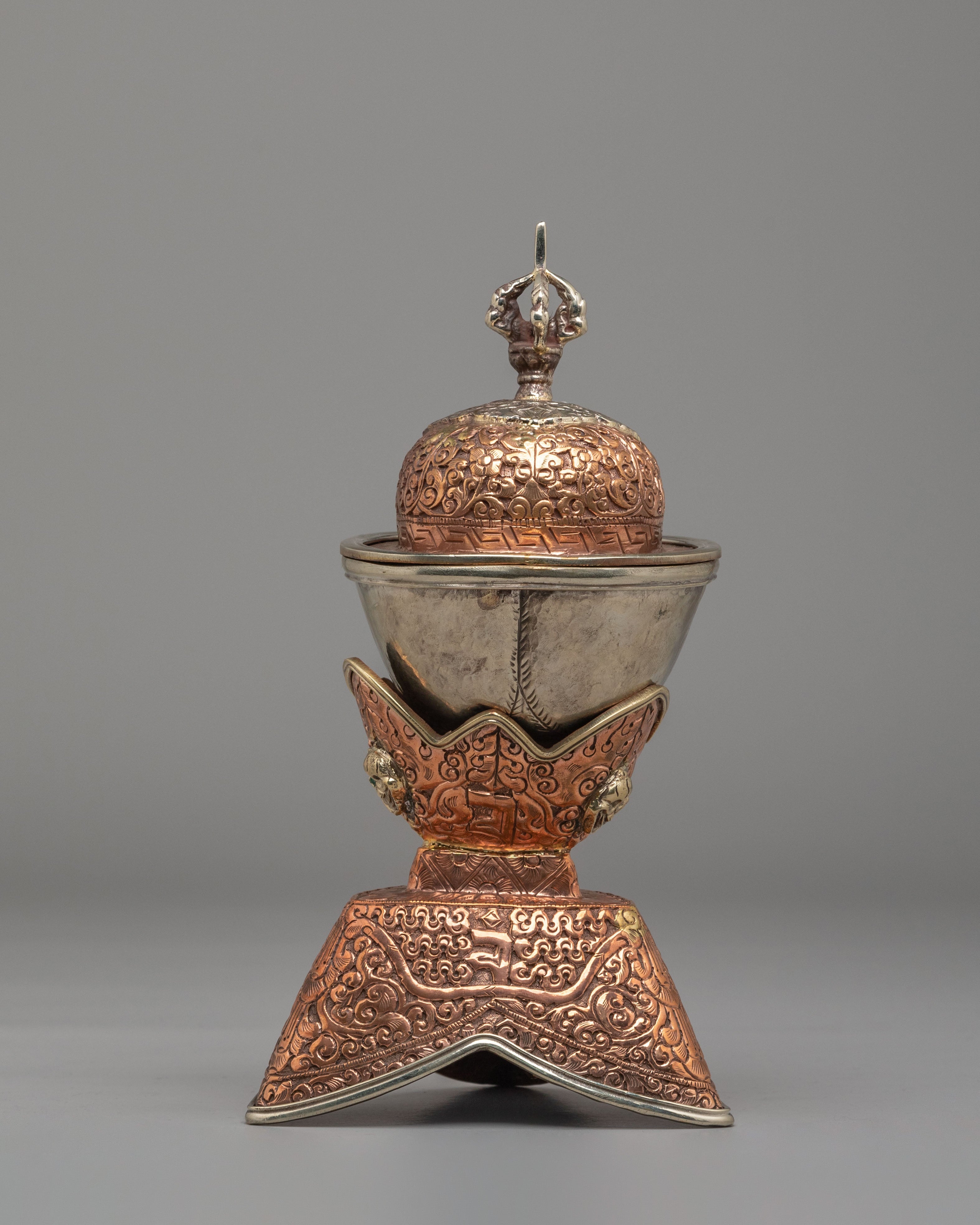 Buddhist Kapala Skull Cup for Ritual Use | Sacred Kapala Skull Cup
