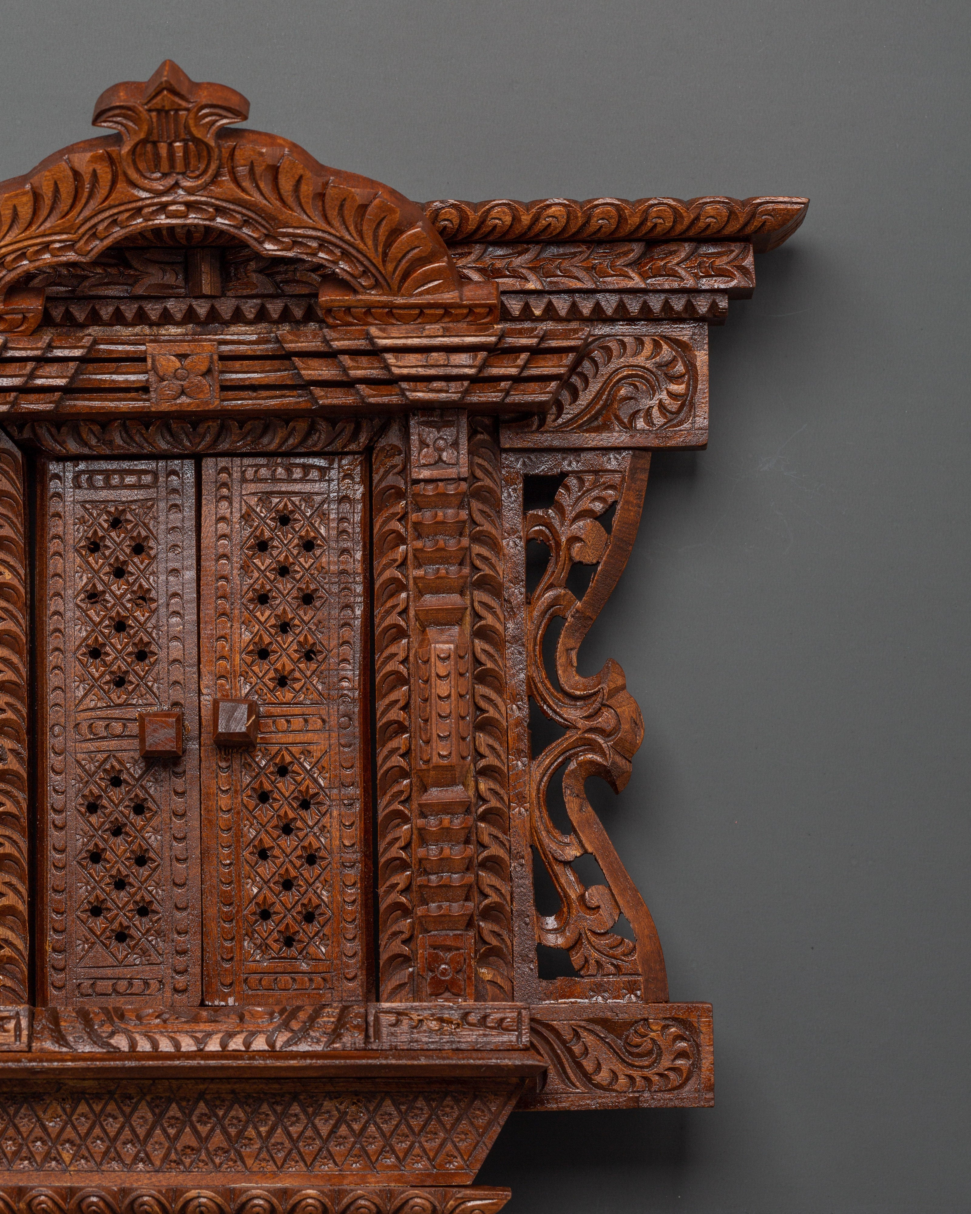 Kumari Window Frame Wall Hanging | Traditional Newari Art