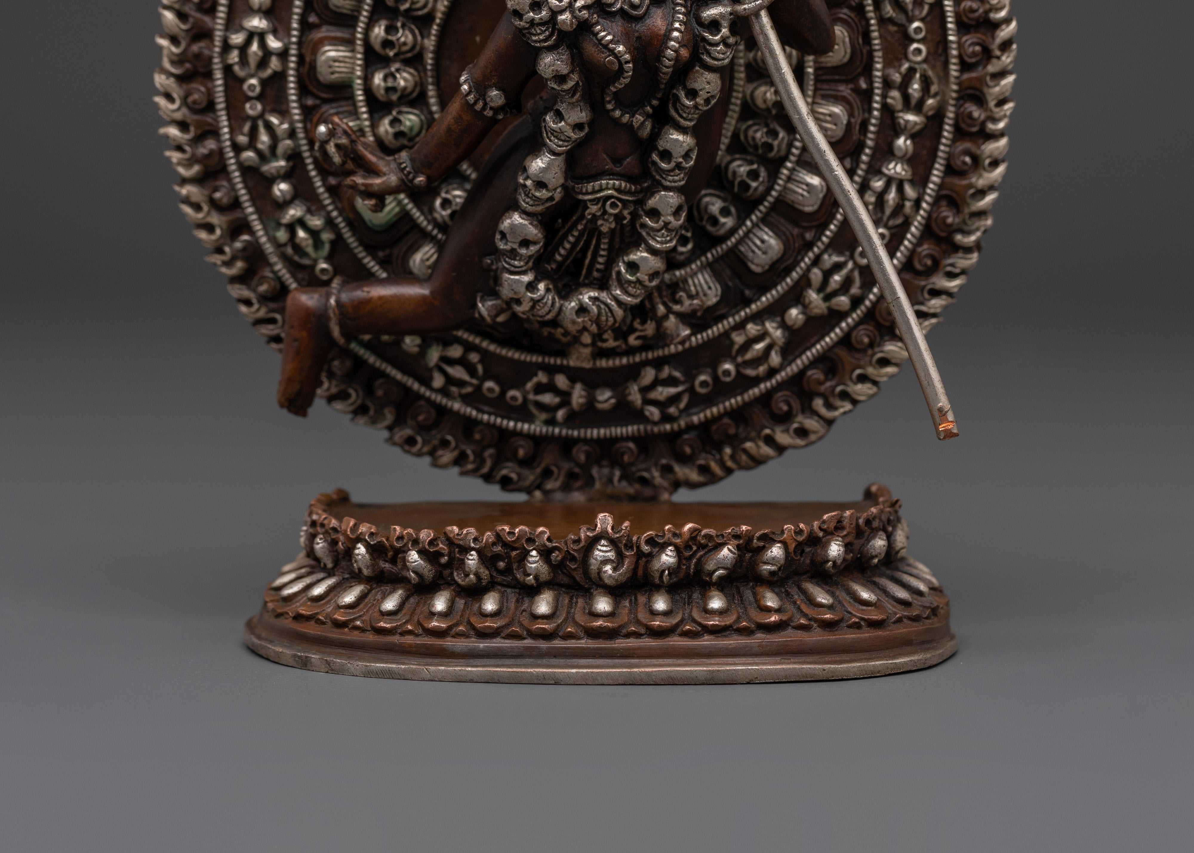 Vajrayogini Copper Figurine | Copper Body with Silver Plating