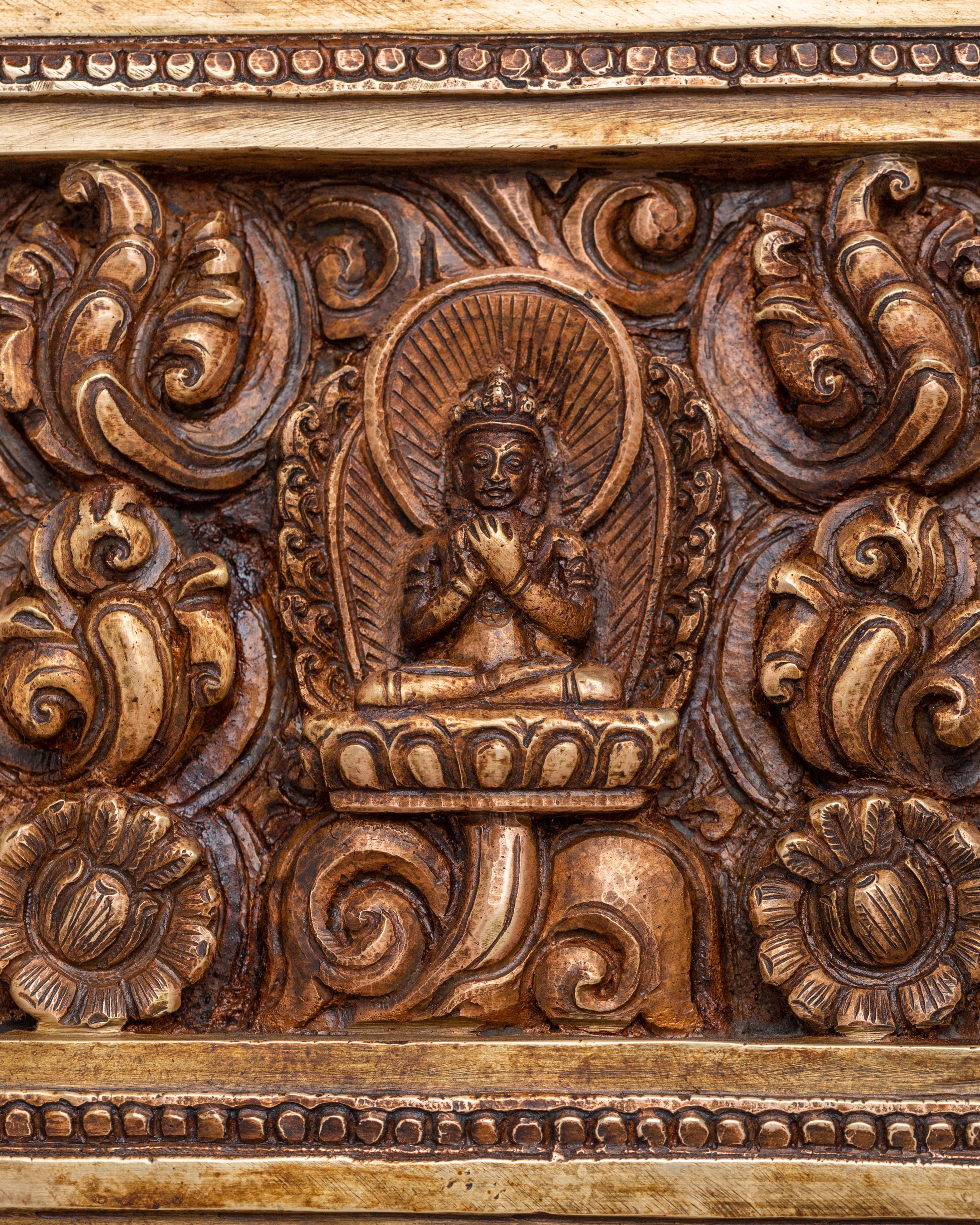 Decorative Buddhist Decor | Five Dhyani Buddha Decor
