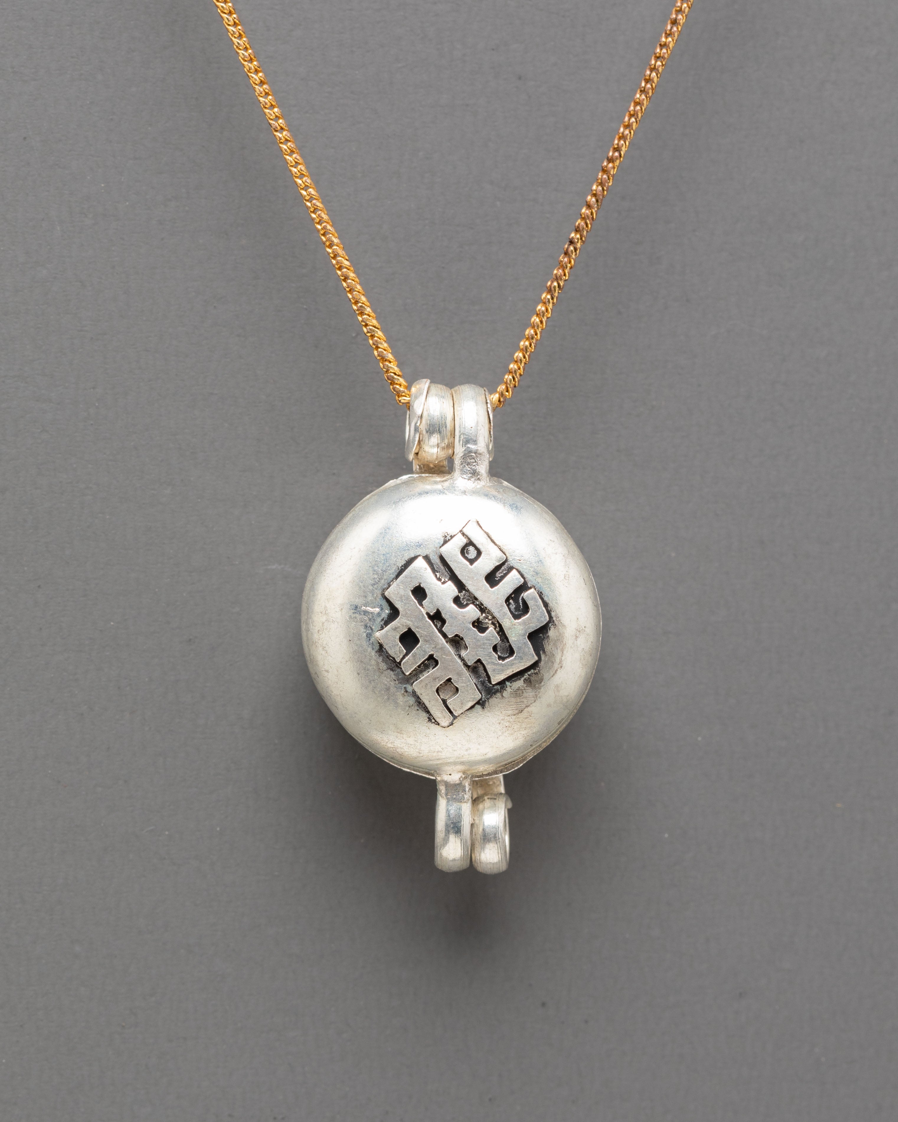 Buddhist Endless Knot Locket 