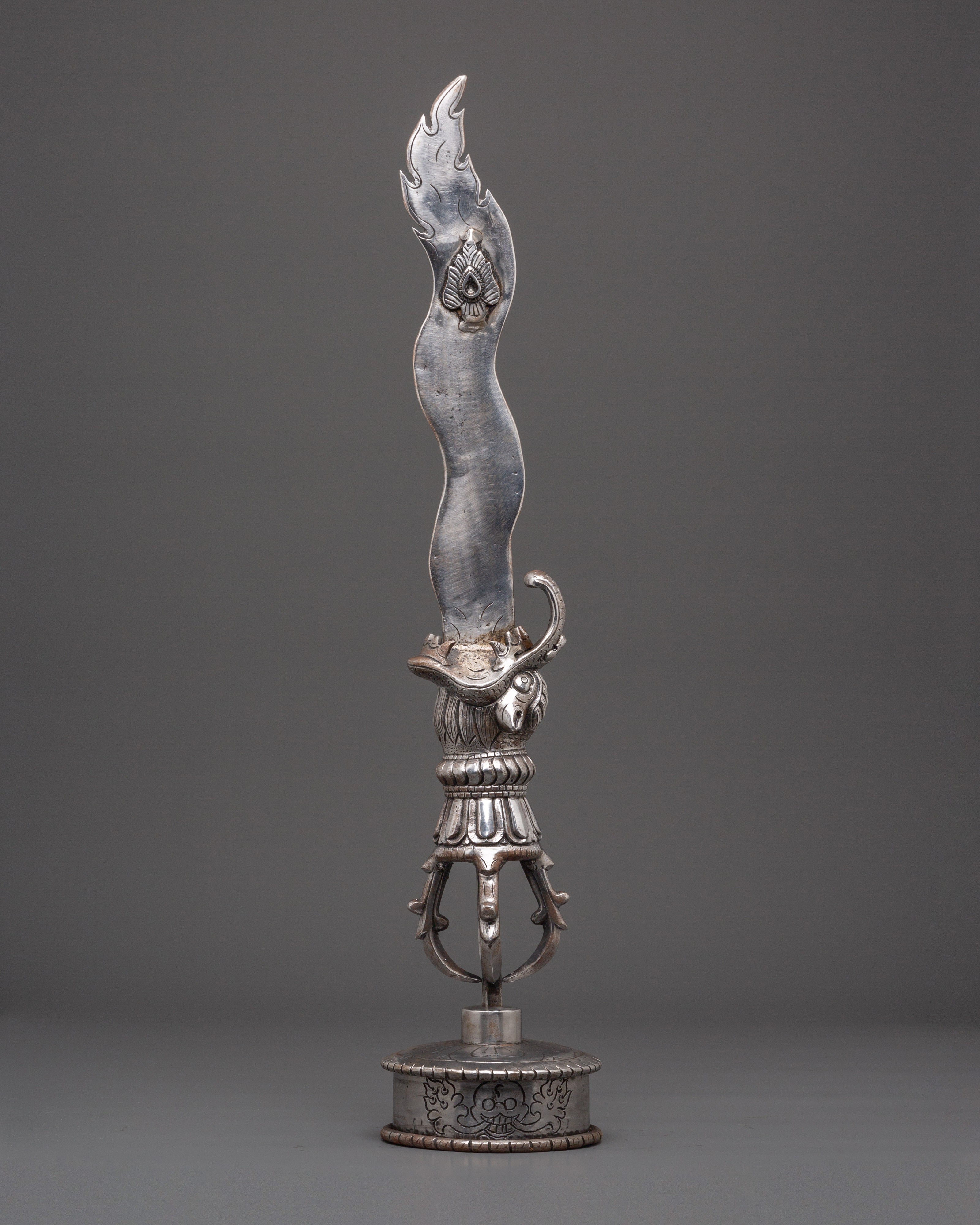 Traditional Spiritual Weapon | Handcrafted Iron Sword for Meditation and Protection