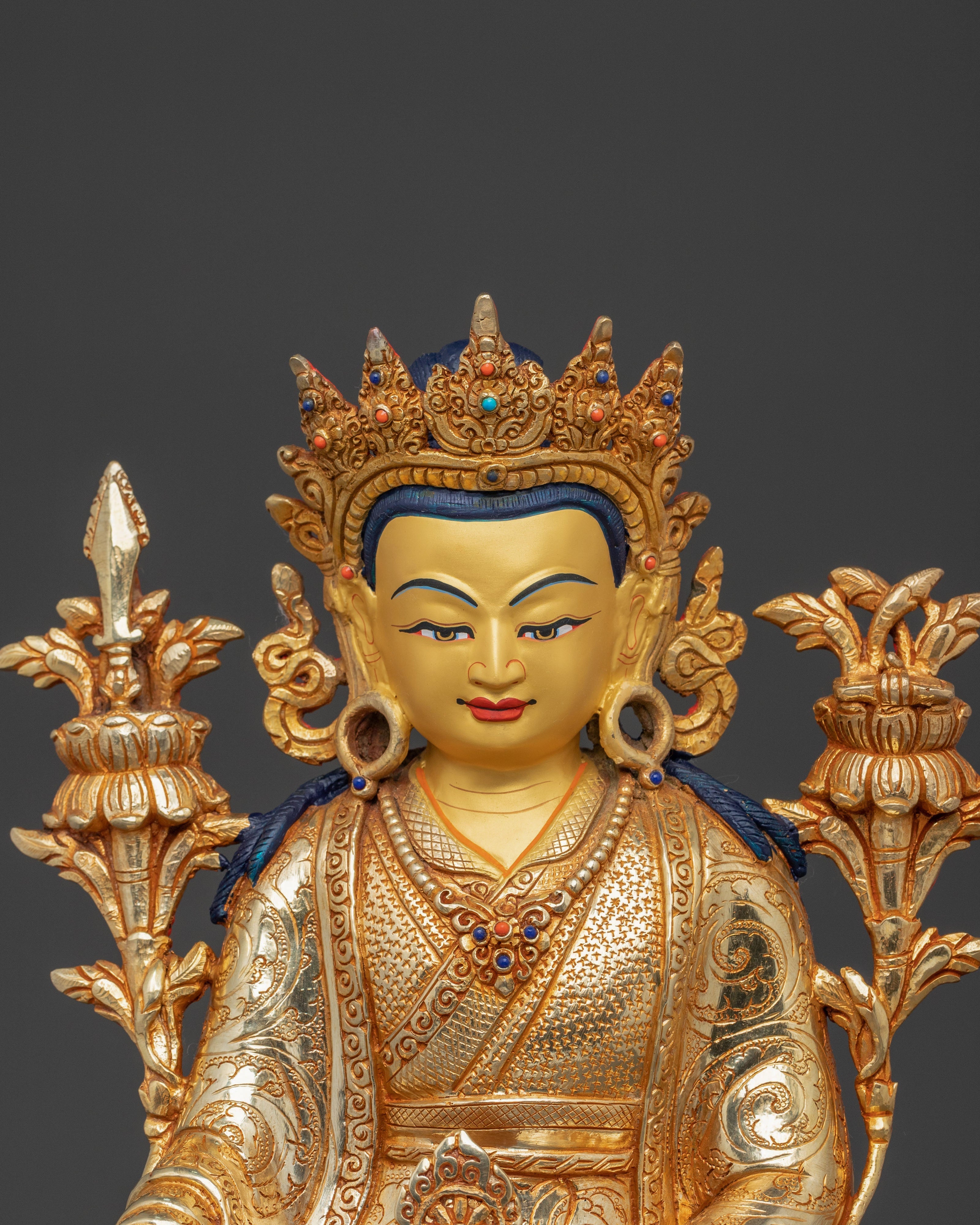 Dharma Master Guru Statue Set | Sacred Buddhist Art