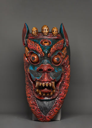 Snow Lion Wall Hanging Mask