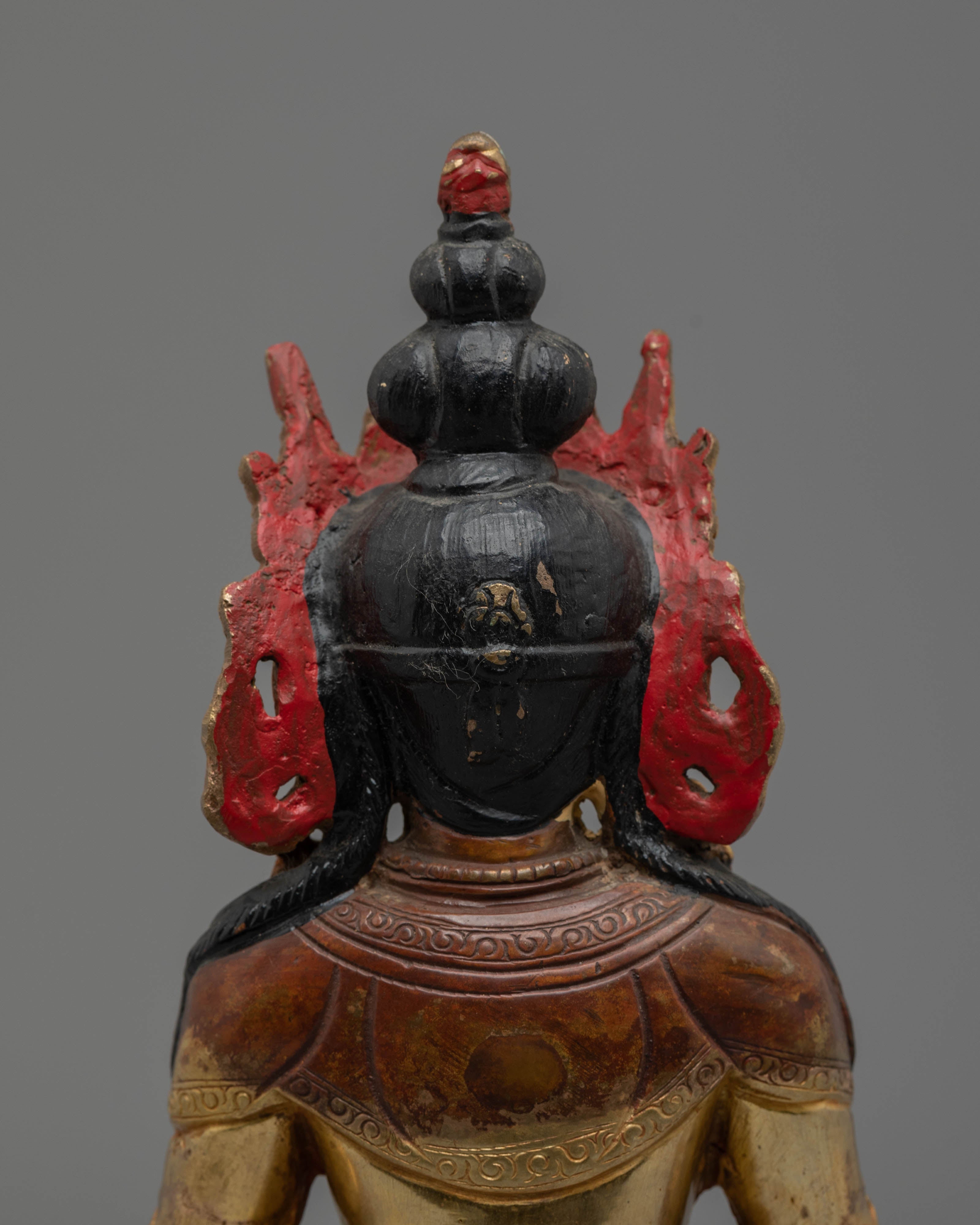 Tibetan Sculpture of Amitayus | Buddha of Infinite Life and Longevity